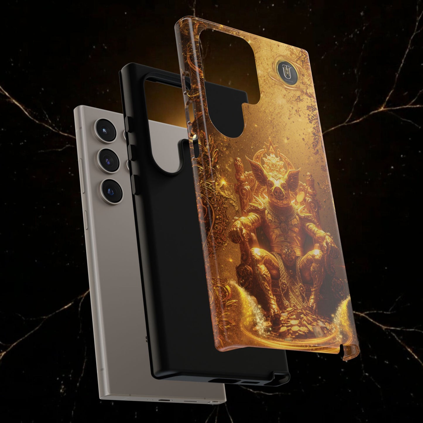 Lunar Pig Zodiac Phone Case — Fortune Totem for Wealth & Protection