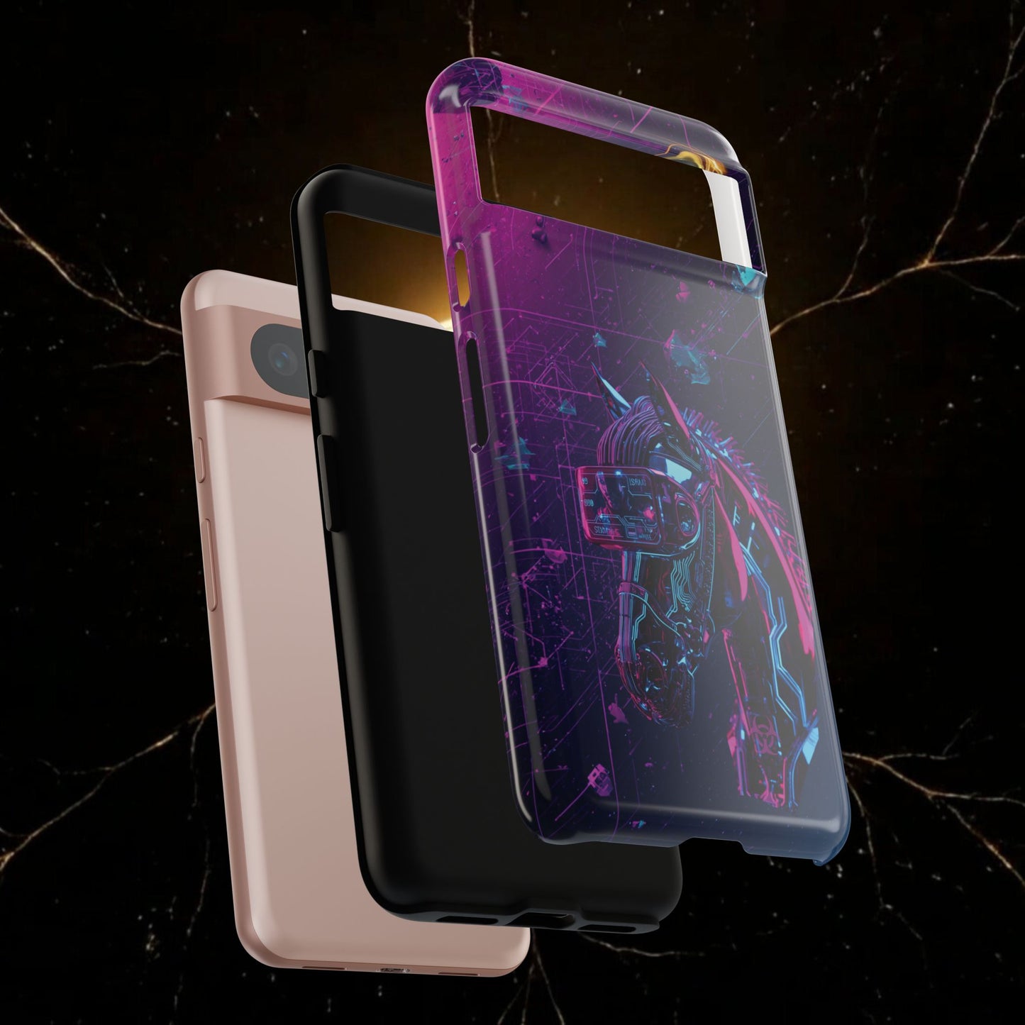 Cyber Lunar Horse Tough Case — Quantum P Phone Cover