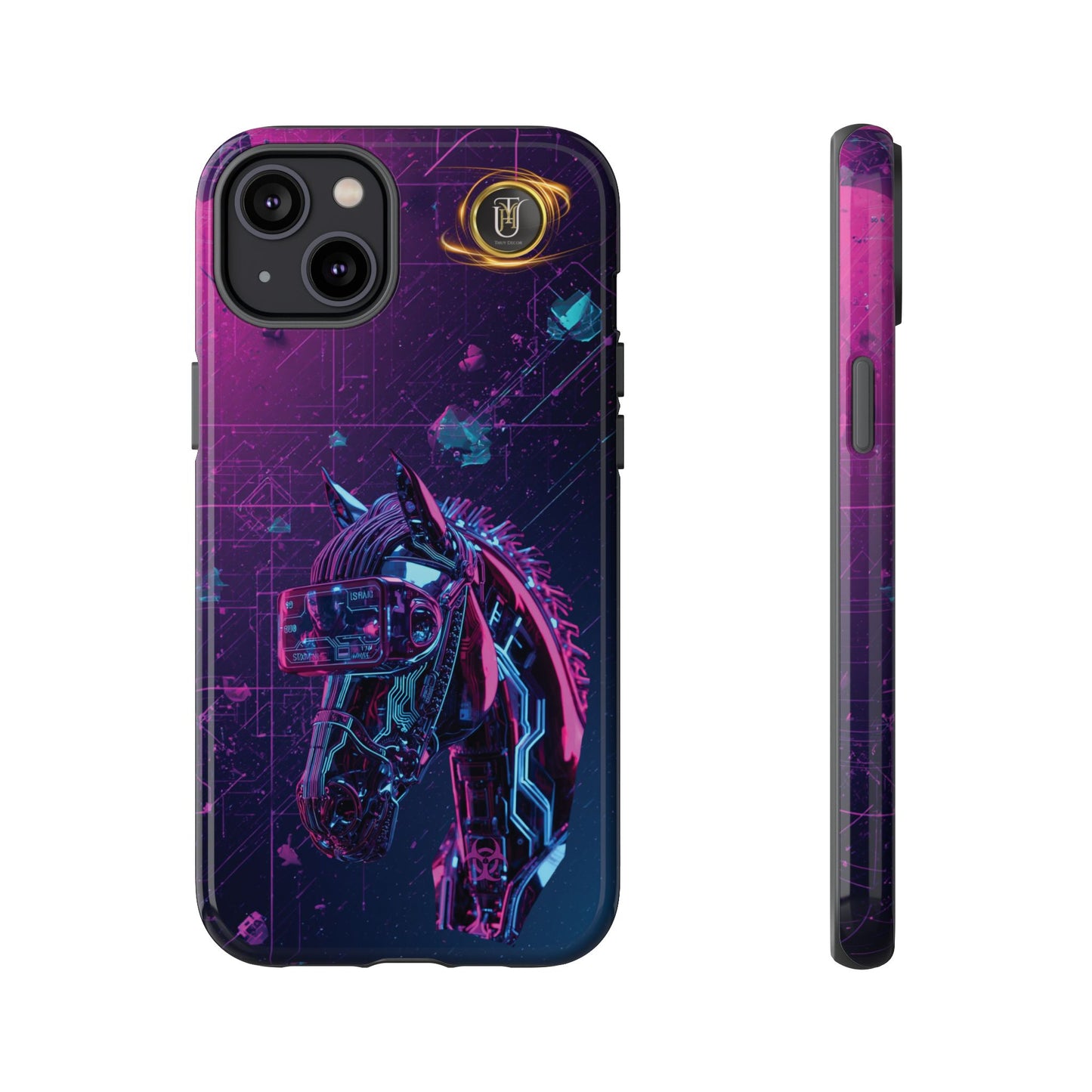 Cyber Lunar Horse Tough Case — Quantum P Phone Cover