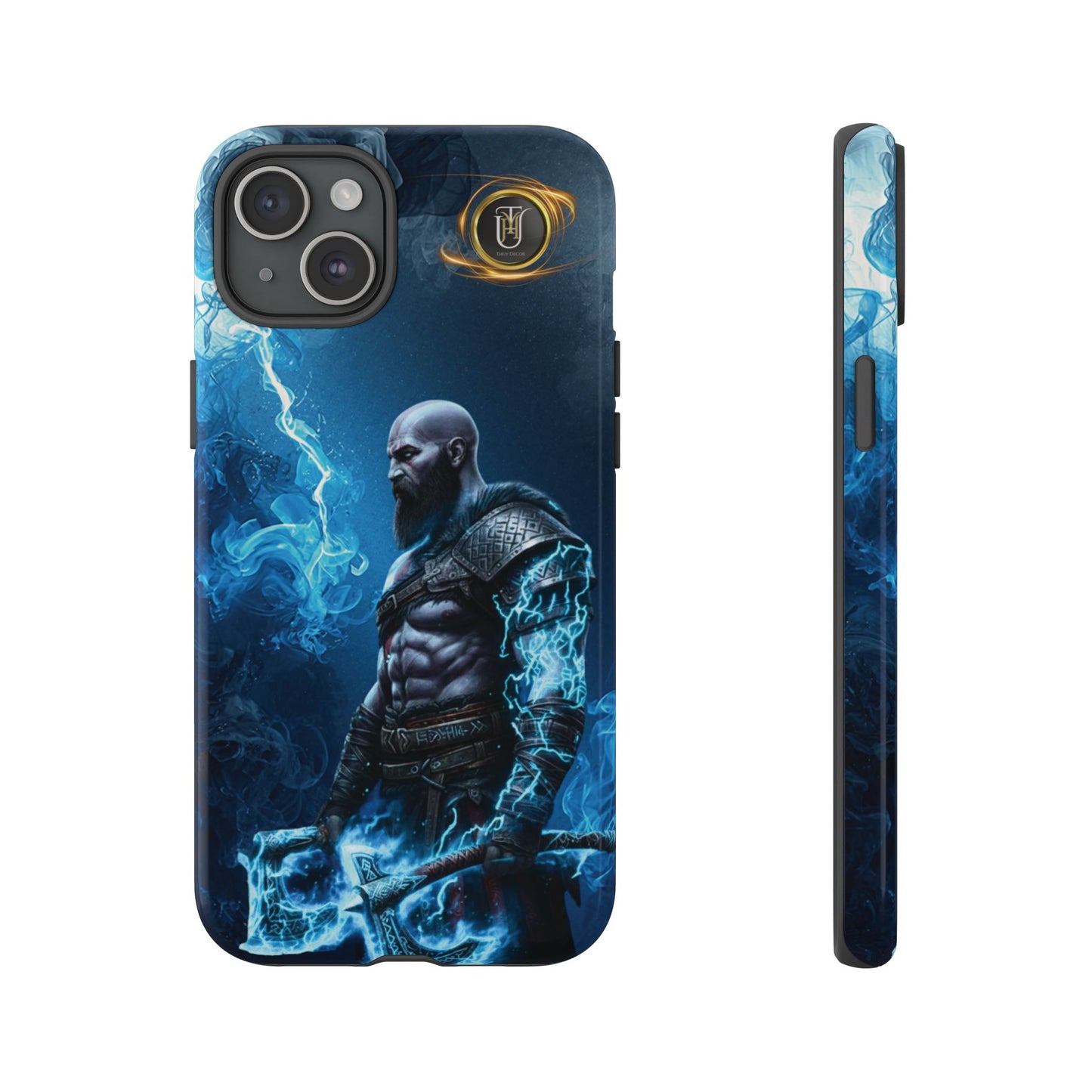 Norse Warrior Phone Case — Viking Shield & Helmet Tough Cover