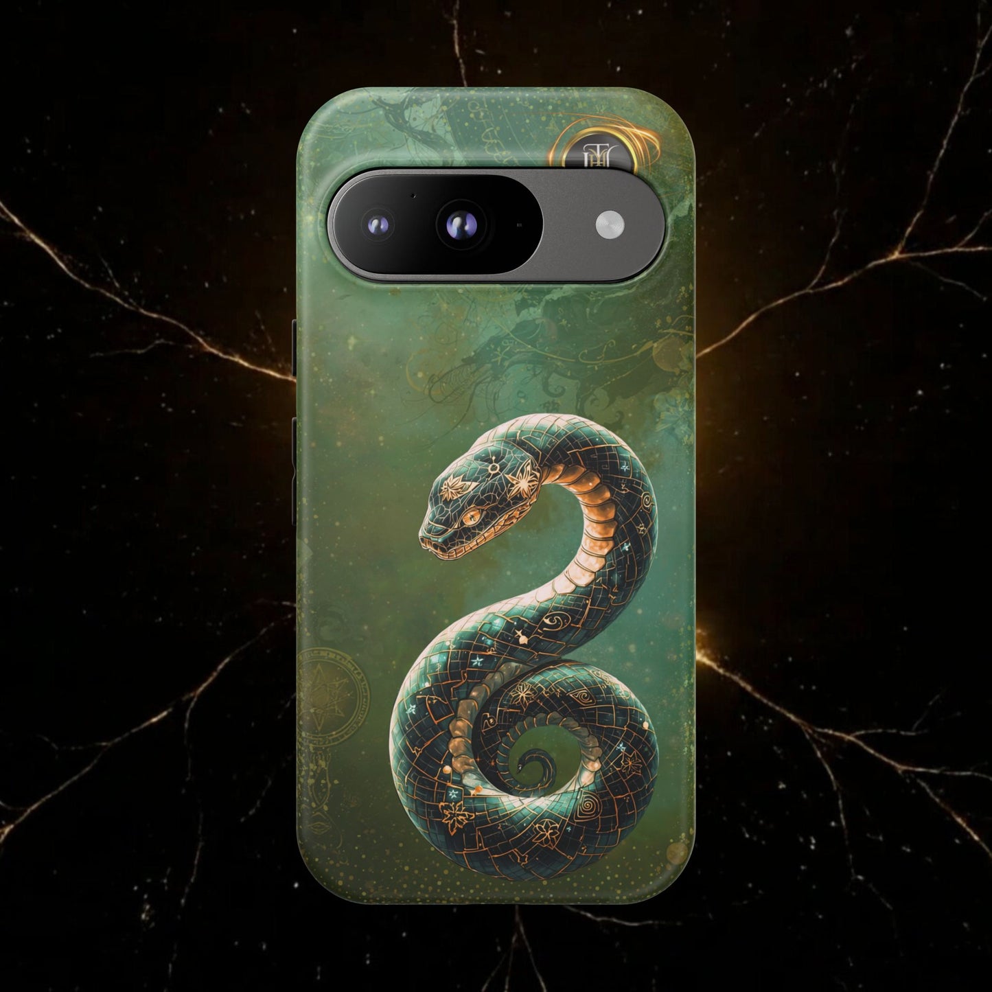 Lunar Snake Phone Case — Eternity Serpent Design