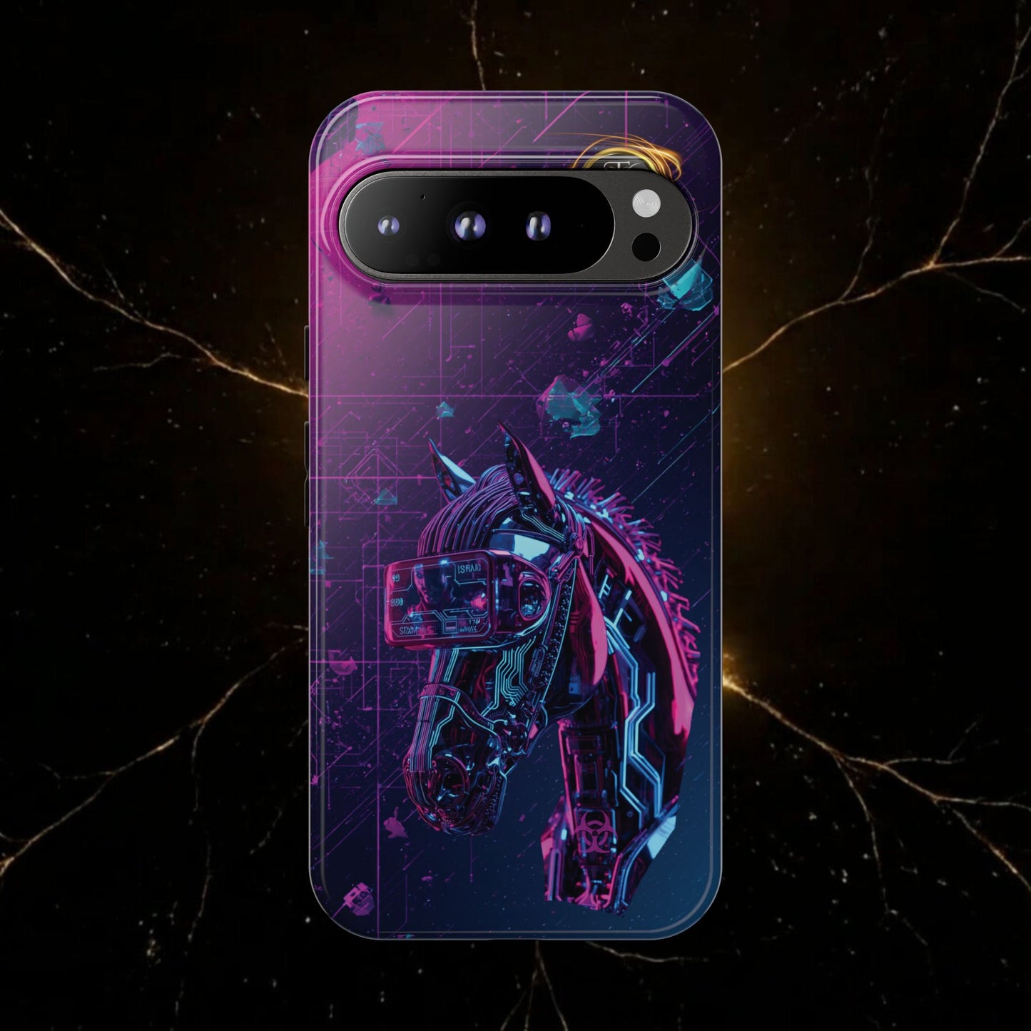 Cyber Lunar Horse Tough Case — Quantum P Phone Cover