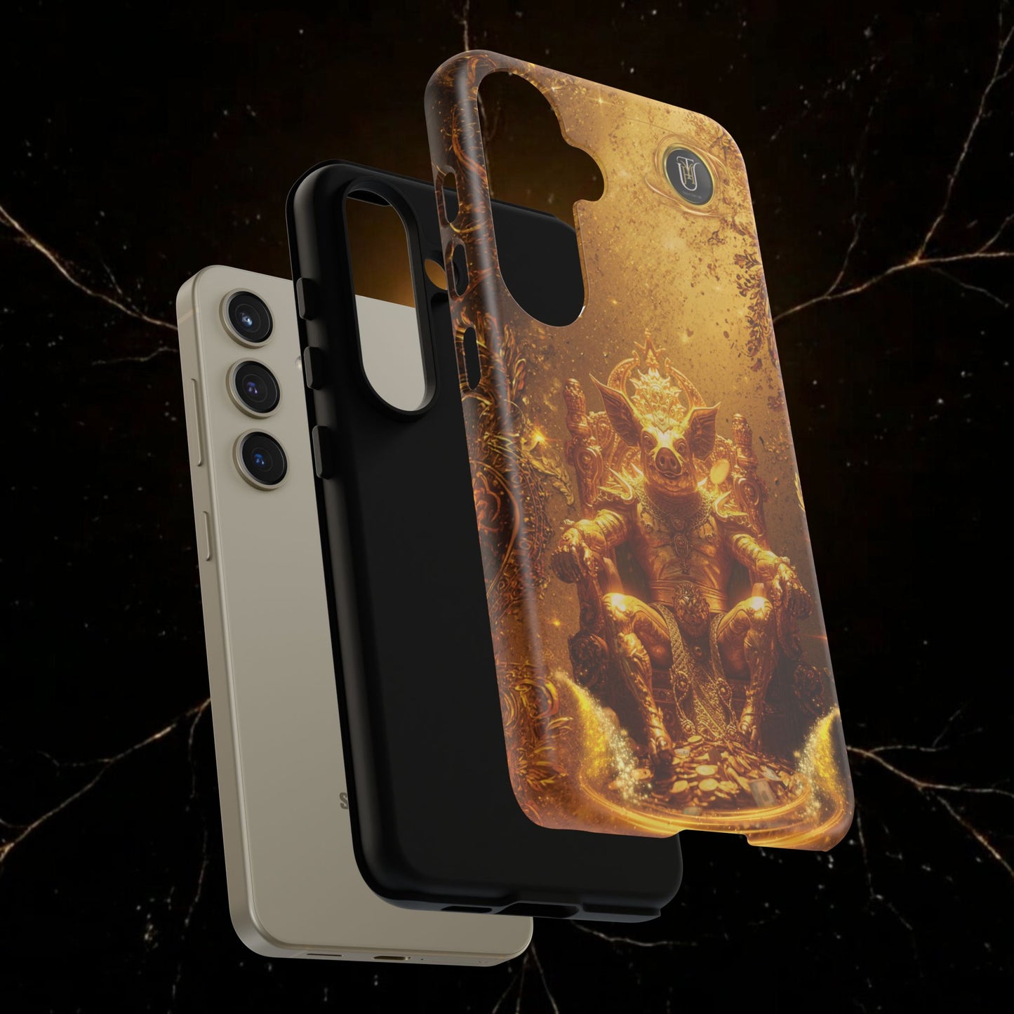 Lunar Pig Zodiac Phone Case — Fortune Totem for Wealth & Protection