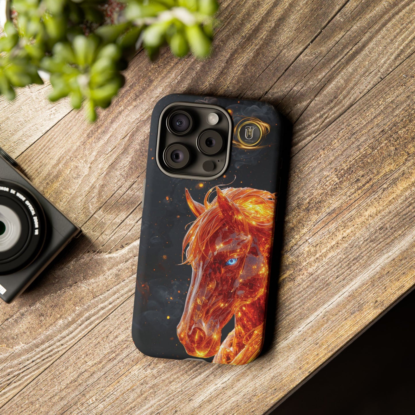 Lunar Horse 2026 Phone Case — Fiery Lucky Charm