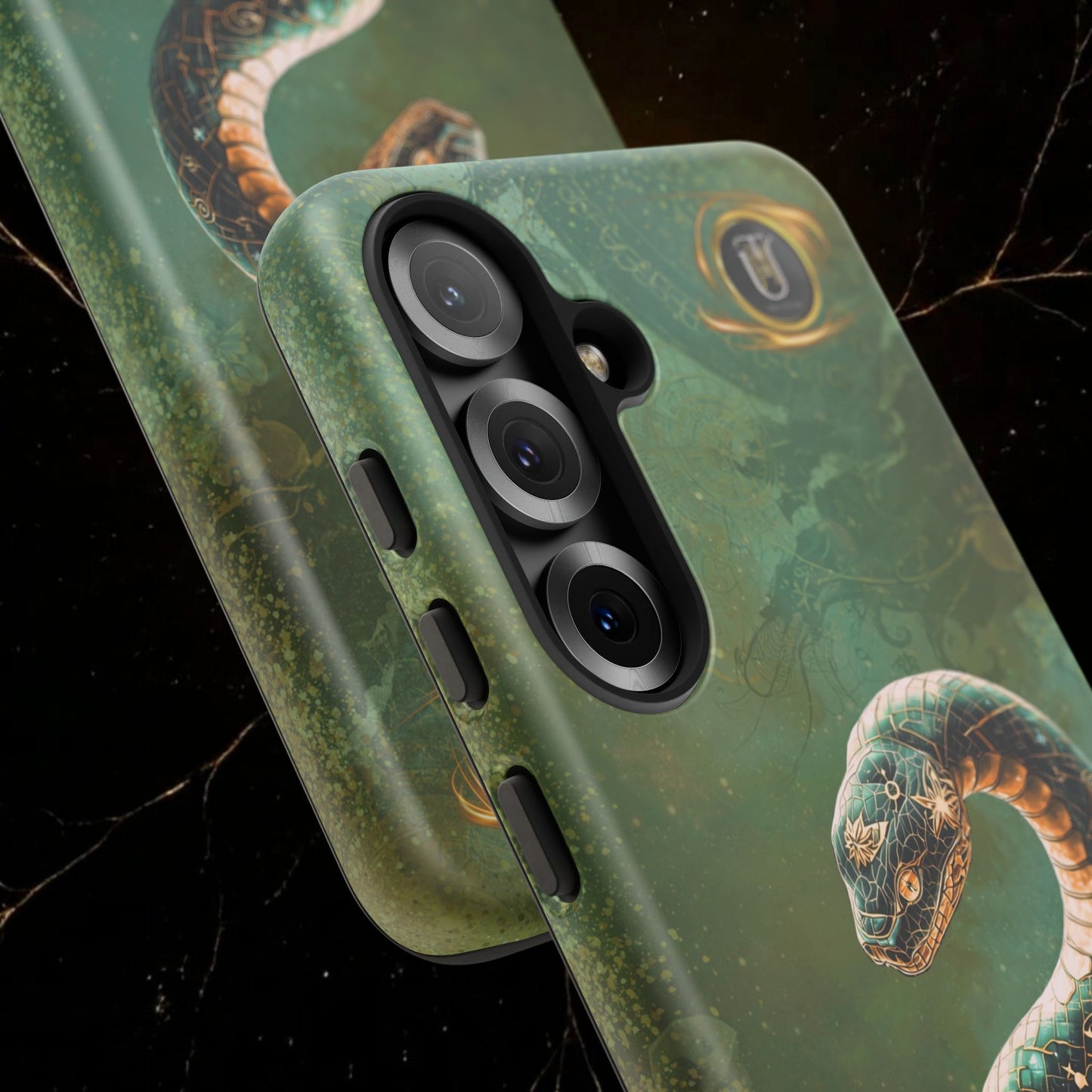 Lunar Snake Phone Case — Eternity Serpent Design