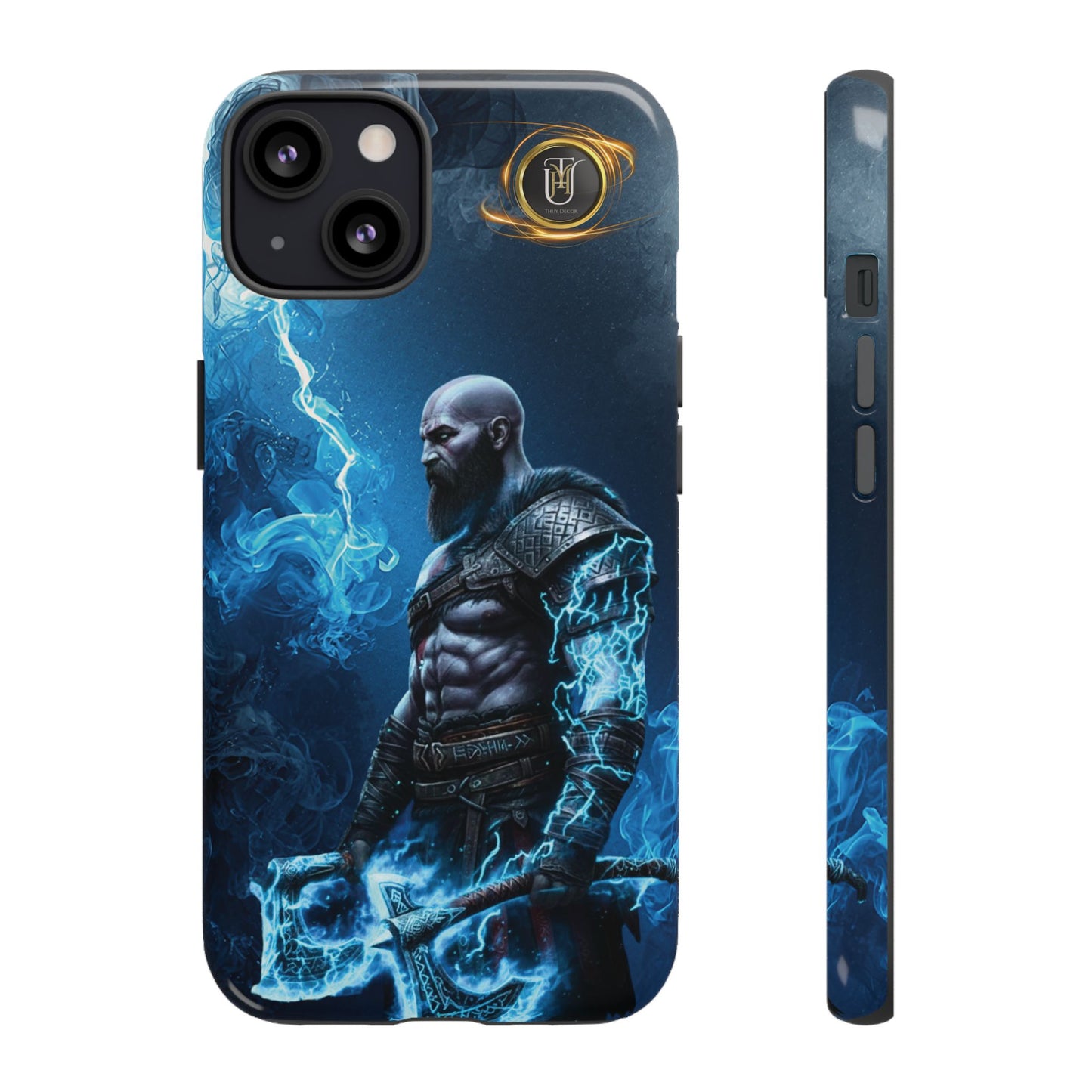 Norse Warrior Phone Case — Viking Shield & Helmet Tough Cover