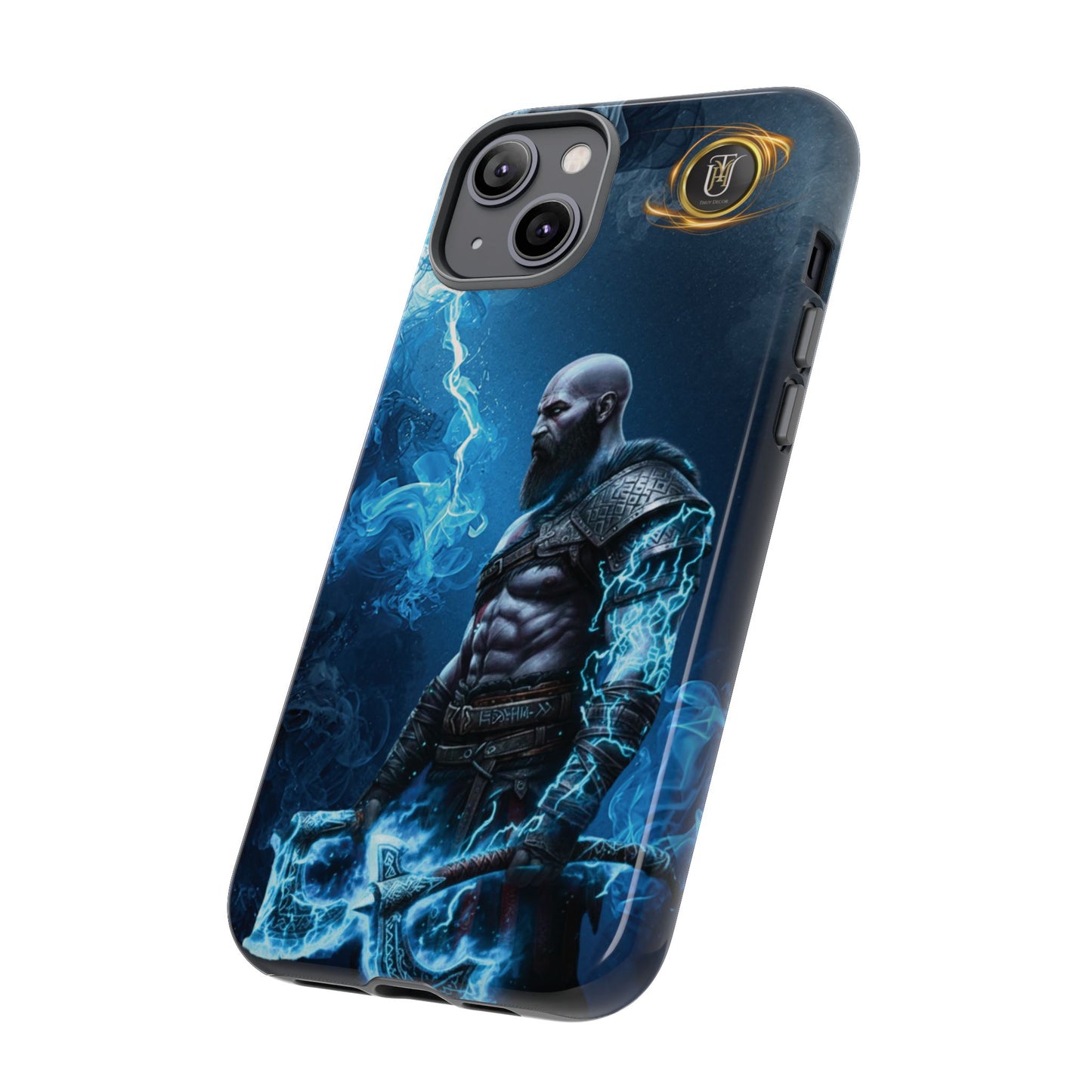 Norse Warrior Phone Case — Viking Shield & Helmet Tough Cover