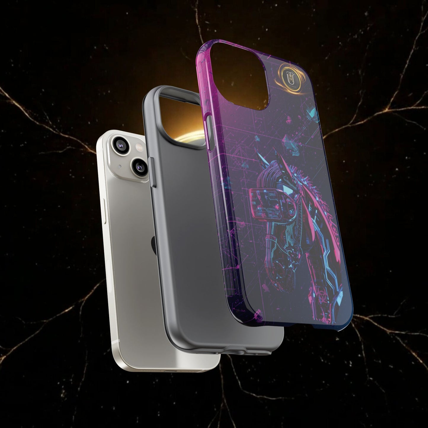 Cyber Lunar Horse Tough Case — Quantum P Phone Cover