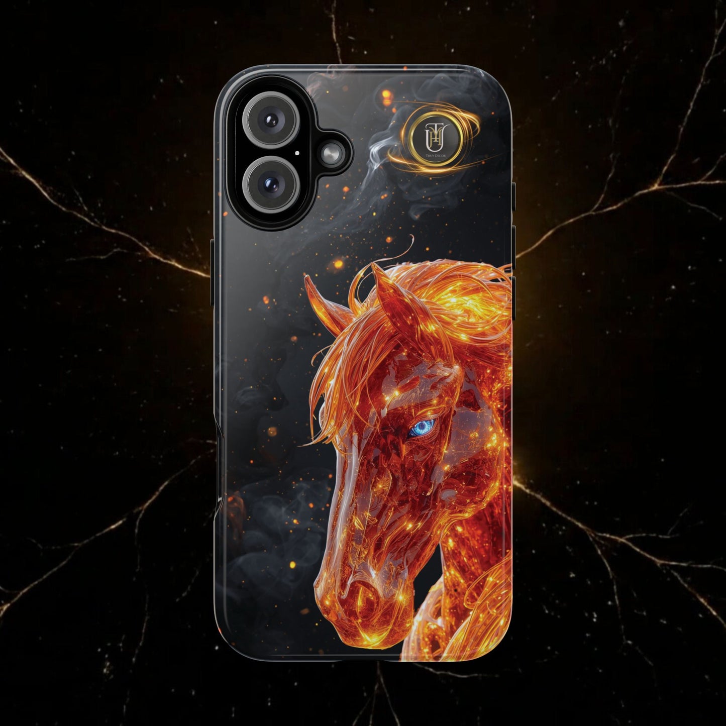 Lunar Horse 2026 Phone Case — Fiery Lucky Charm