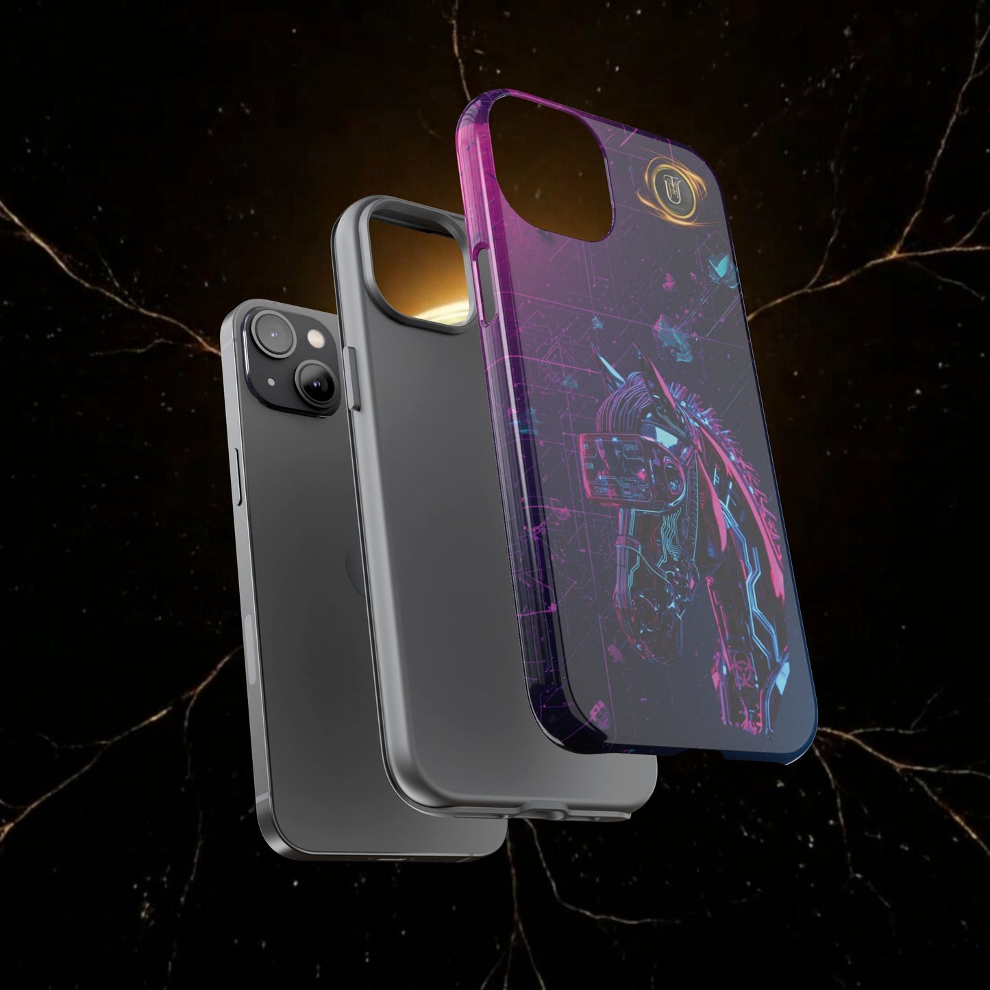 Cyber Lunar Horse Tough Case — Quantum P Phone Cover