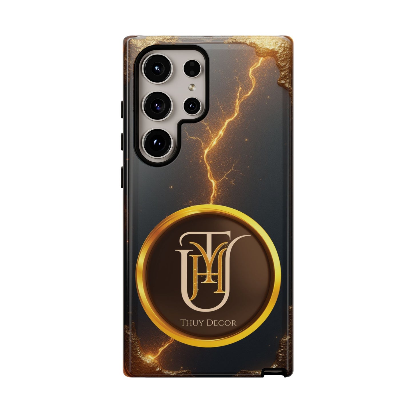 Black & Gold Luxurious Thuy Decor Brand Cover Phone Case