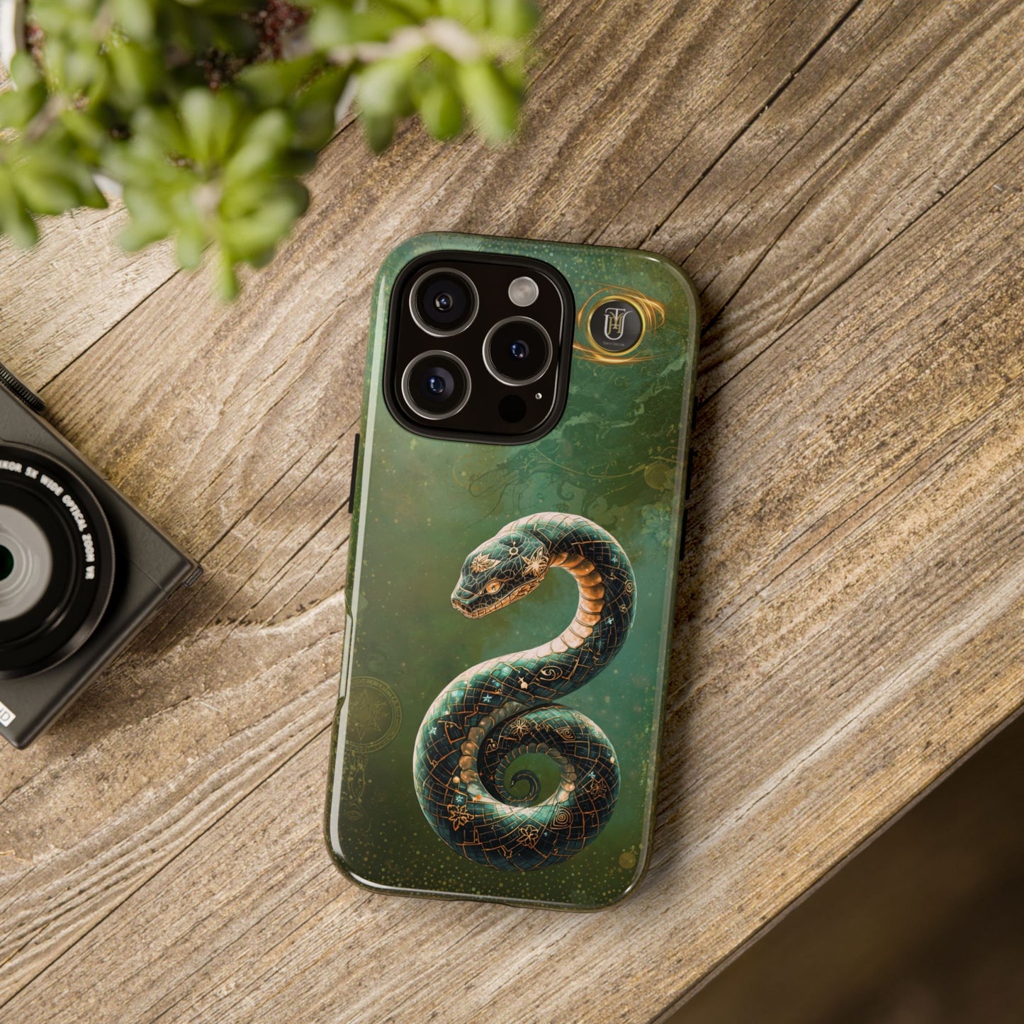 Lunar Snake Phone Case — Eternity Serpent Design