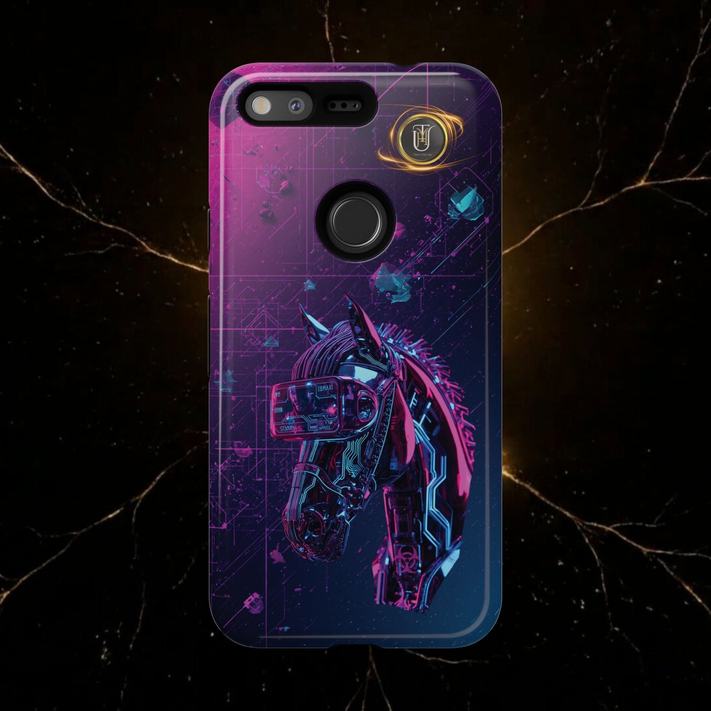 Cyber Lunar Horse Tough Case — Quantum P Phone Cover