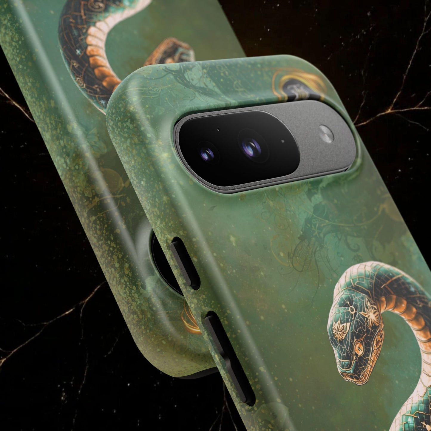 Lunar Snake Phone Case — Eternity Serpent Design
