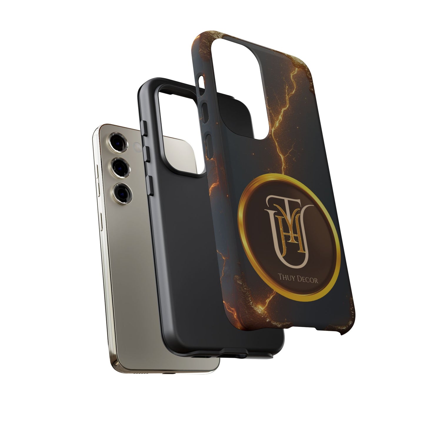 Black & Gold Luxurious Thuy Decor Brand Cover Phone Case