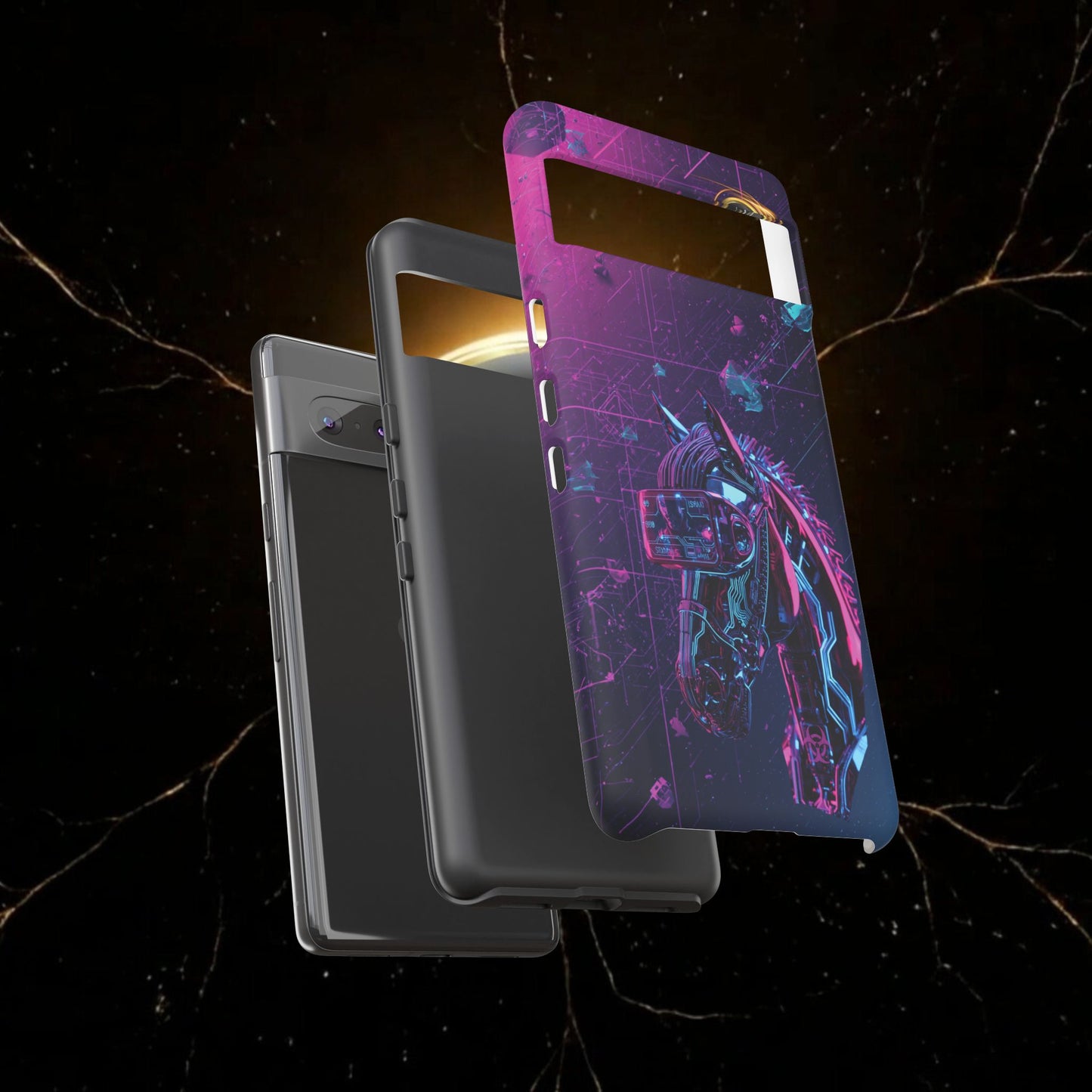 Cyber Lunar Horse Tough Case — Quantum P Phone Cover