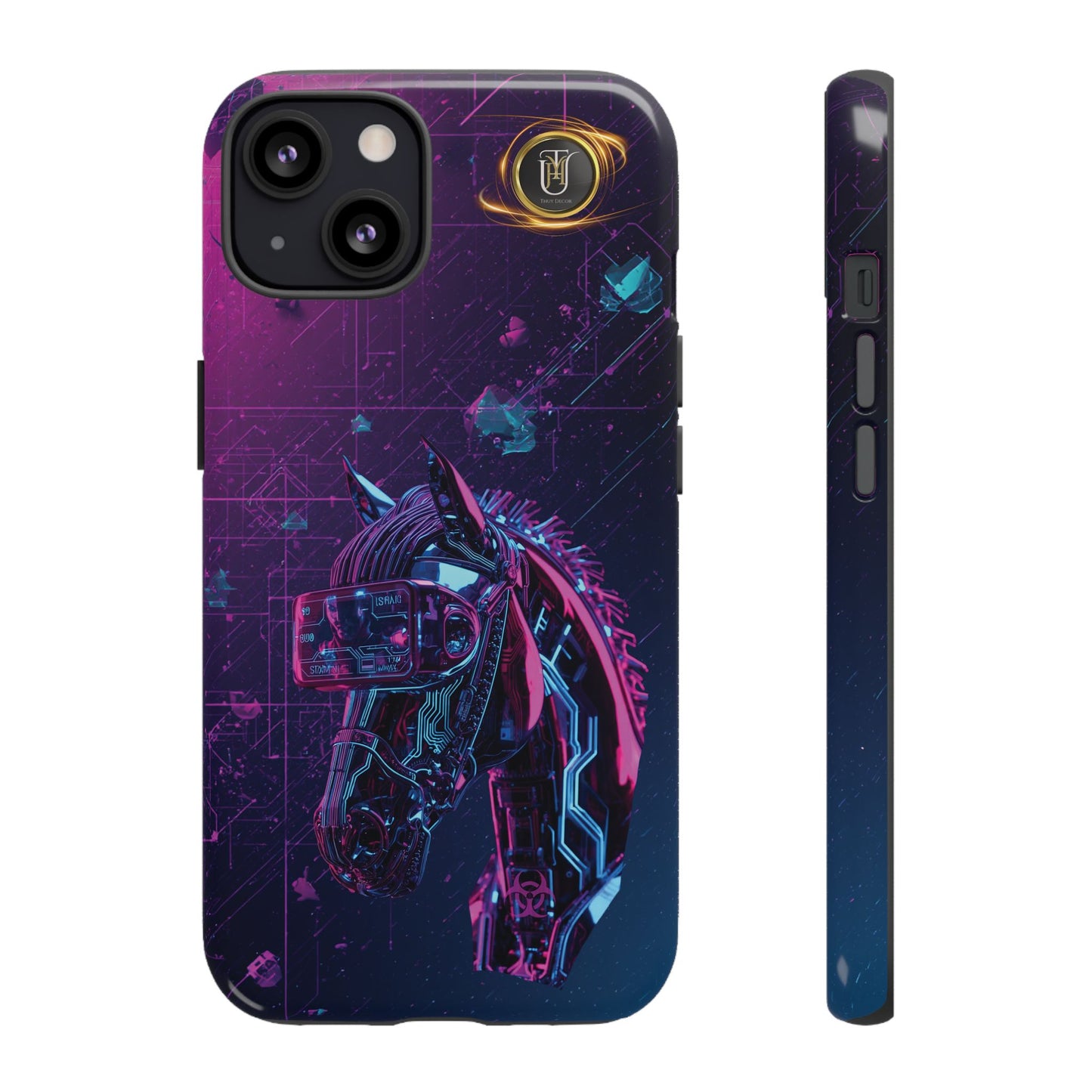 Cyber Lunar Horse Tough Case — Quantum P Phone Cover