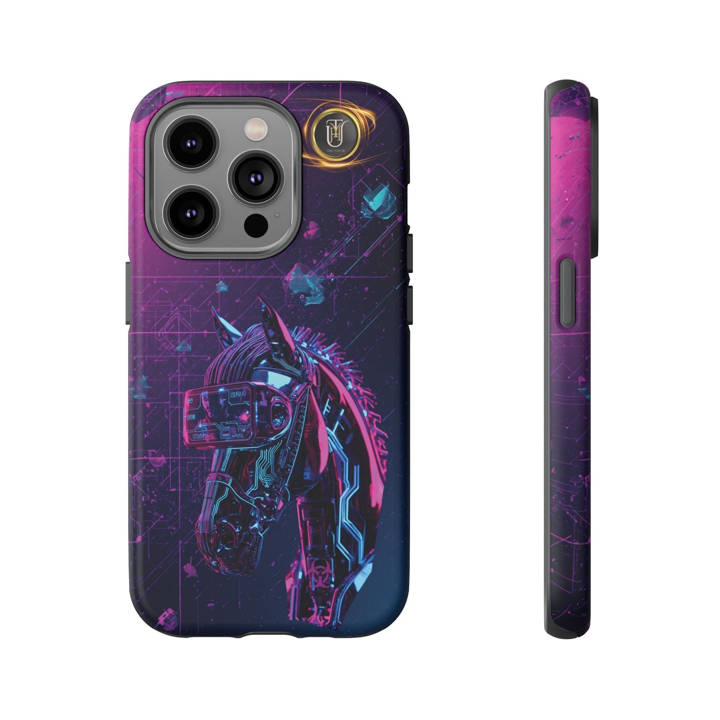 Cyber Lunar Horse Tough Case — Quantum P Phone Cover