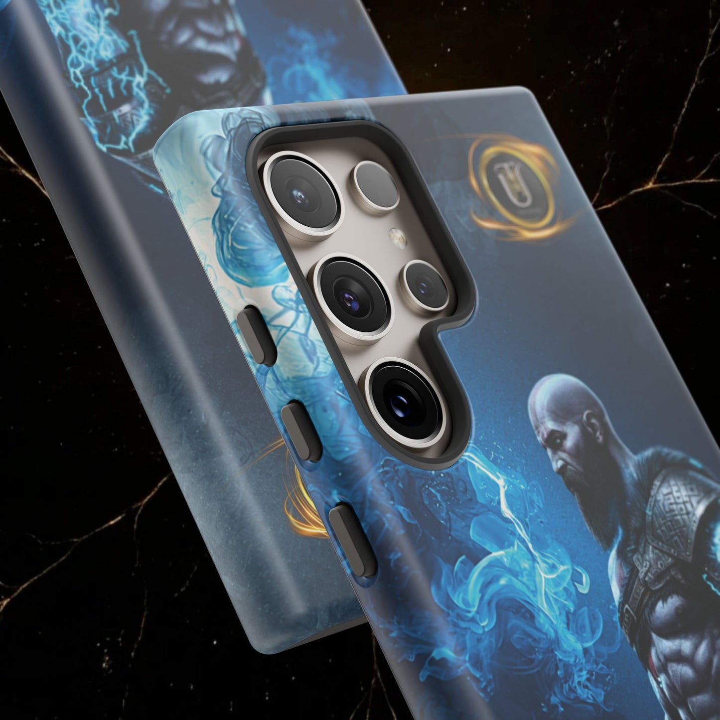 Norse Warrior Phone Case — Viking Shield & Helmet Tough Cover