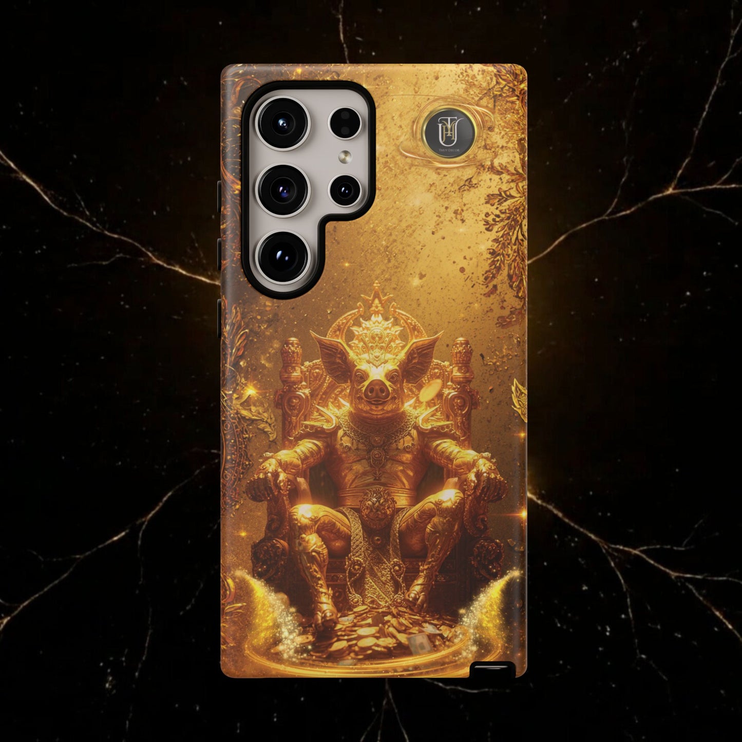 Lunar Pig Zodiac Phone Case — Fortune Totem for Wealth & Protection
