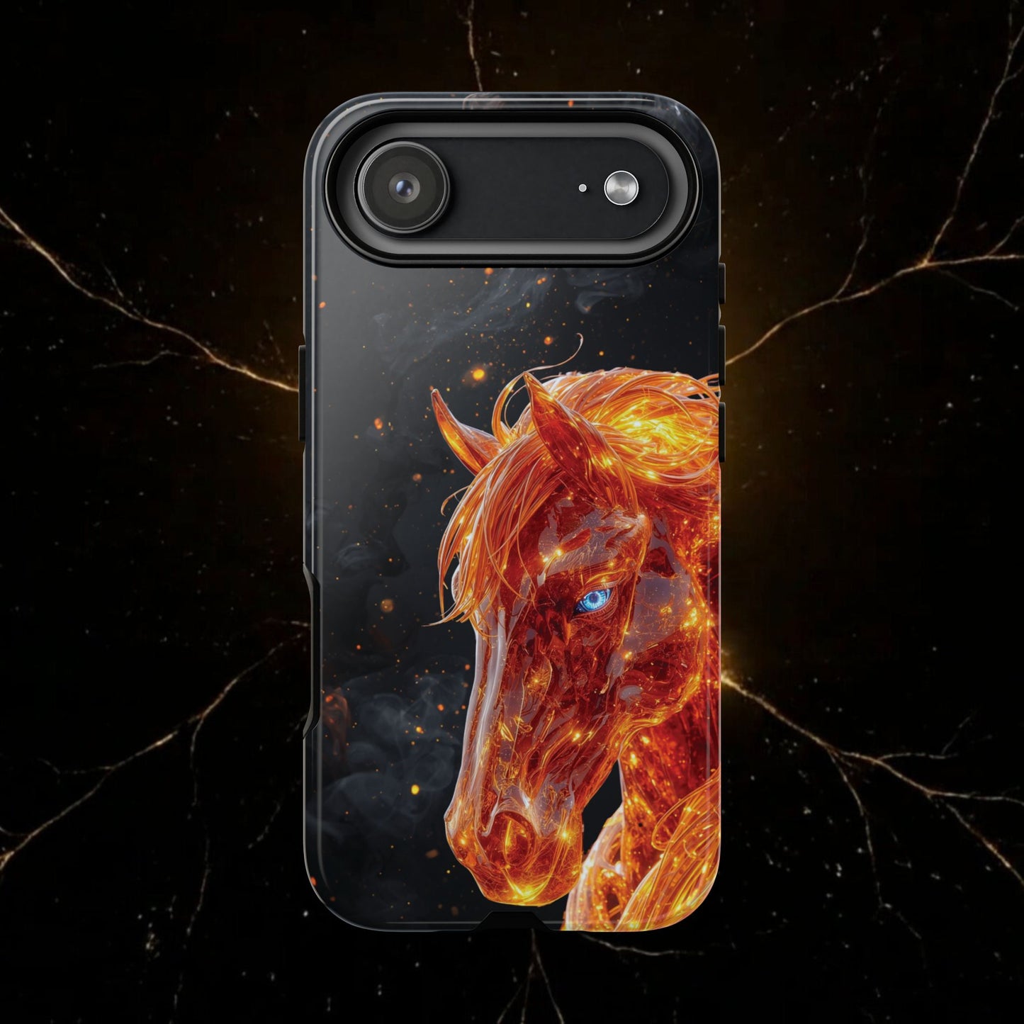 Lunar Horse 2026 Phone Case — Fiery Lucky Charm