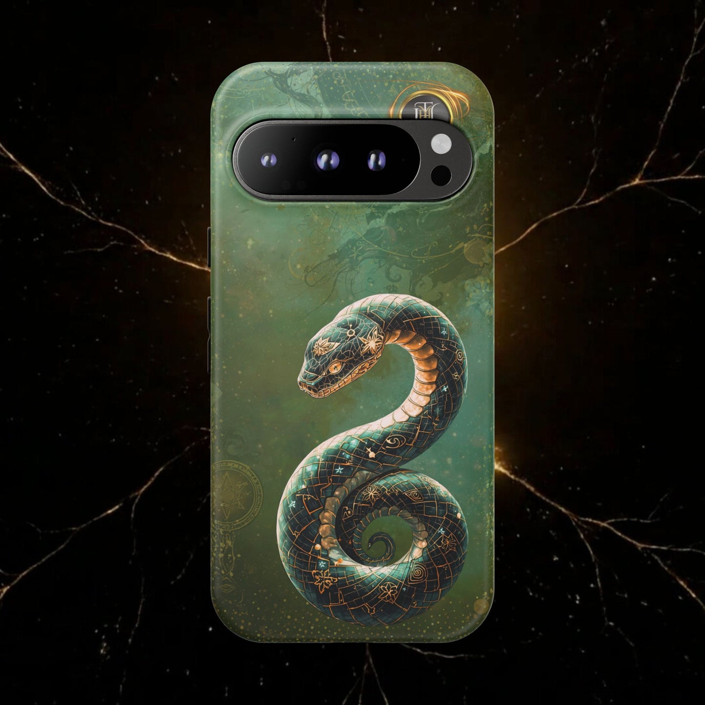Lunar Snake Phone Case — Eternity Serpent Design