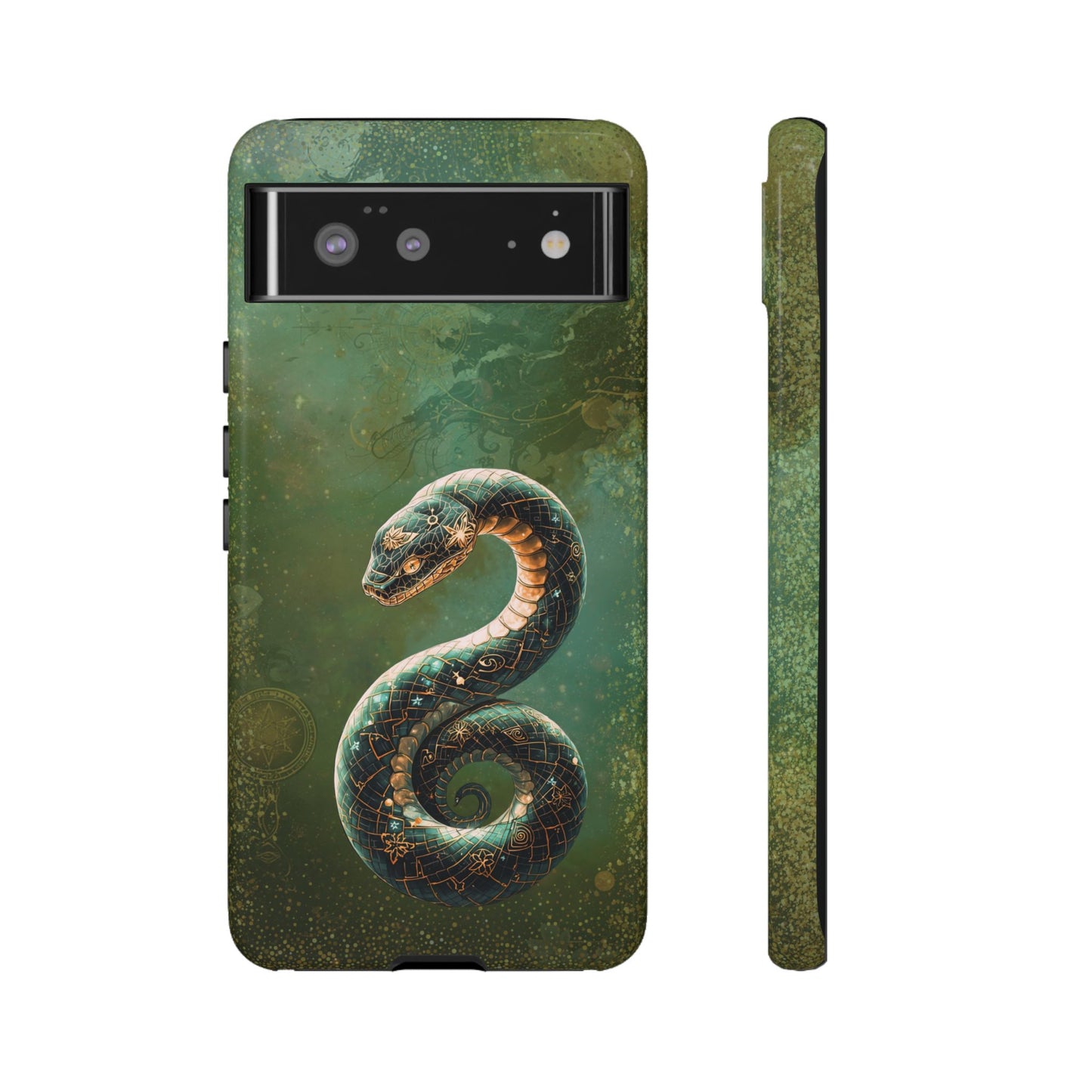 Lunar Snake Phone Case — Eternity Serpent Design