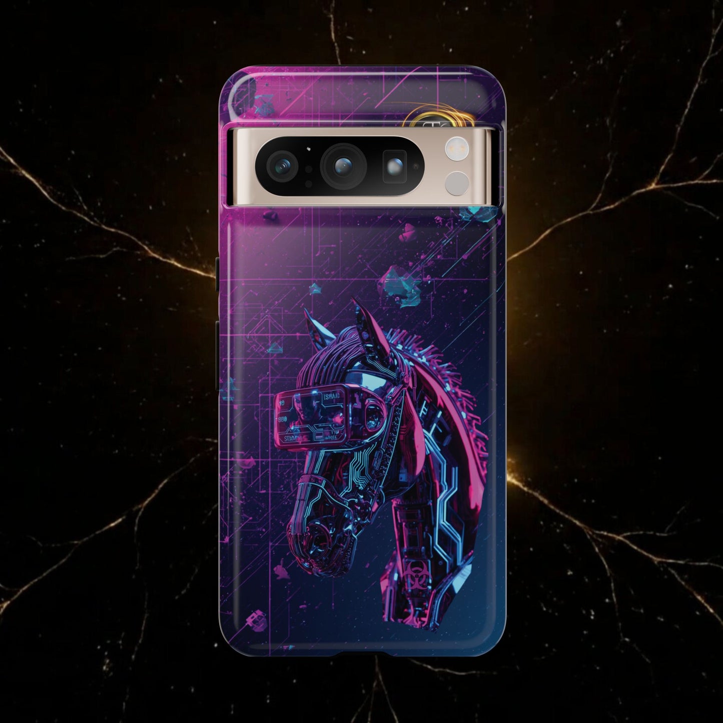 Cyber Lunar Horse Tough Case — Quantum P Phone Cover