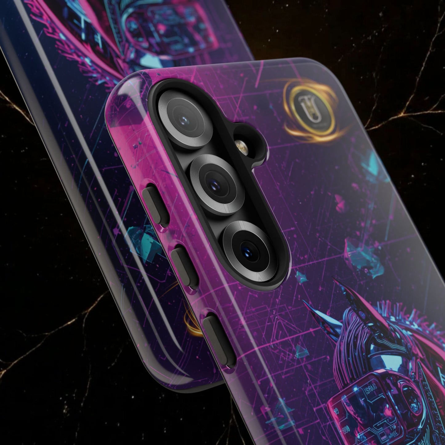 Cyber Lunar Horse Tough Case — Quantum P Phone Cover