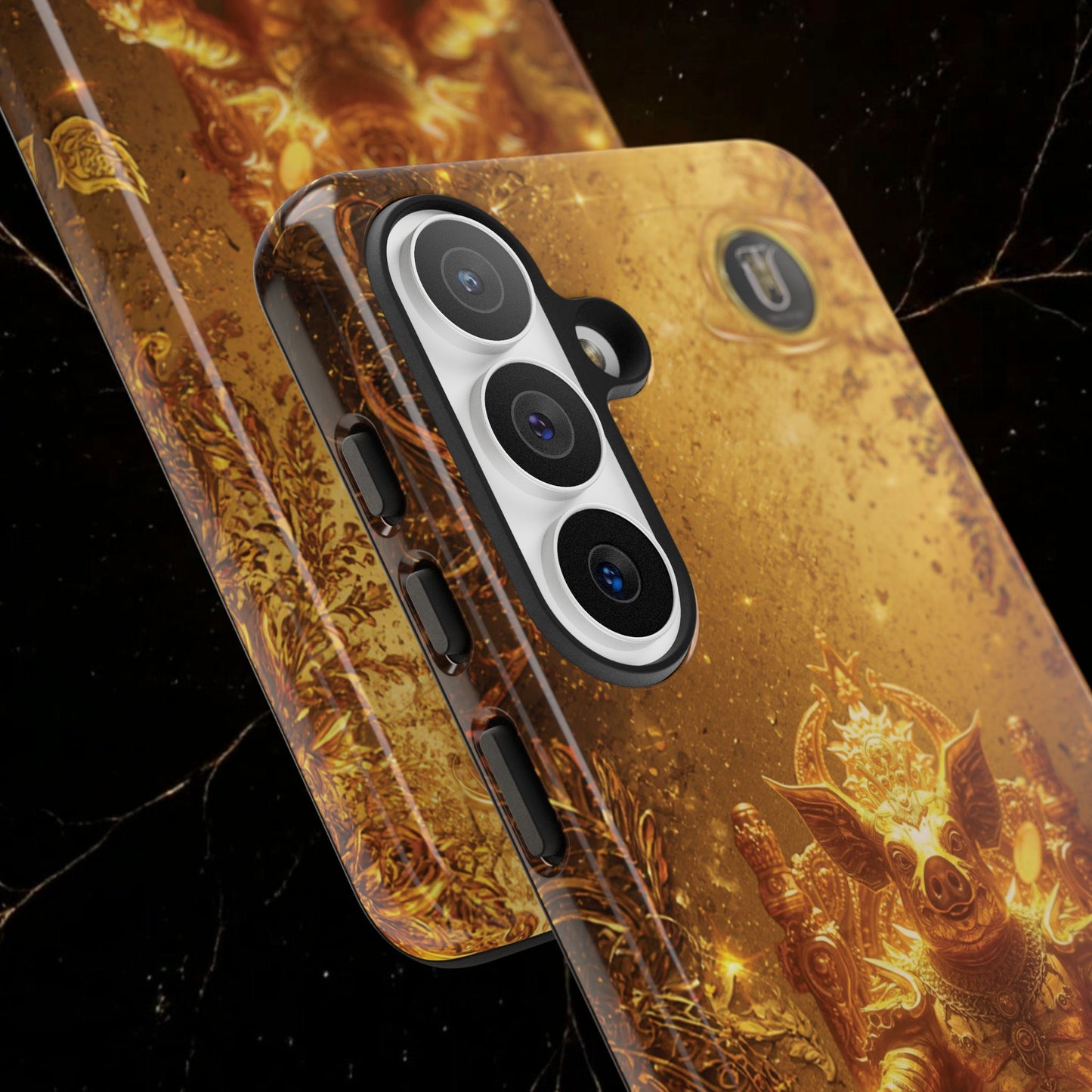 Lunar Pig Zodiac Phone Case — Fortune Totem for Wealth & Protection