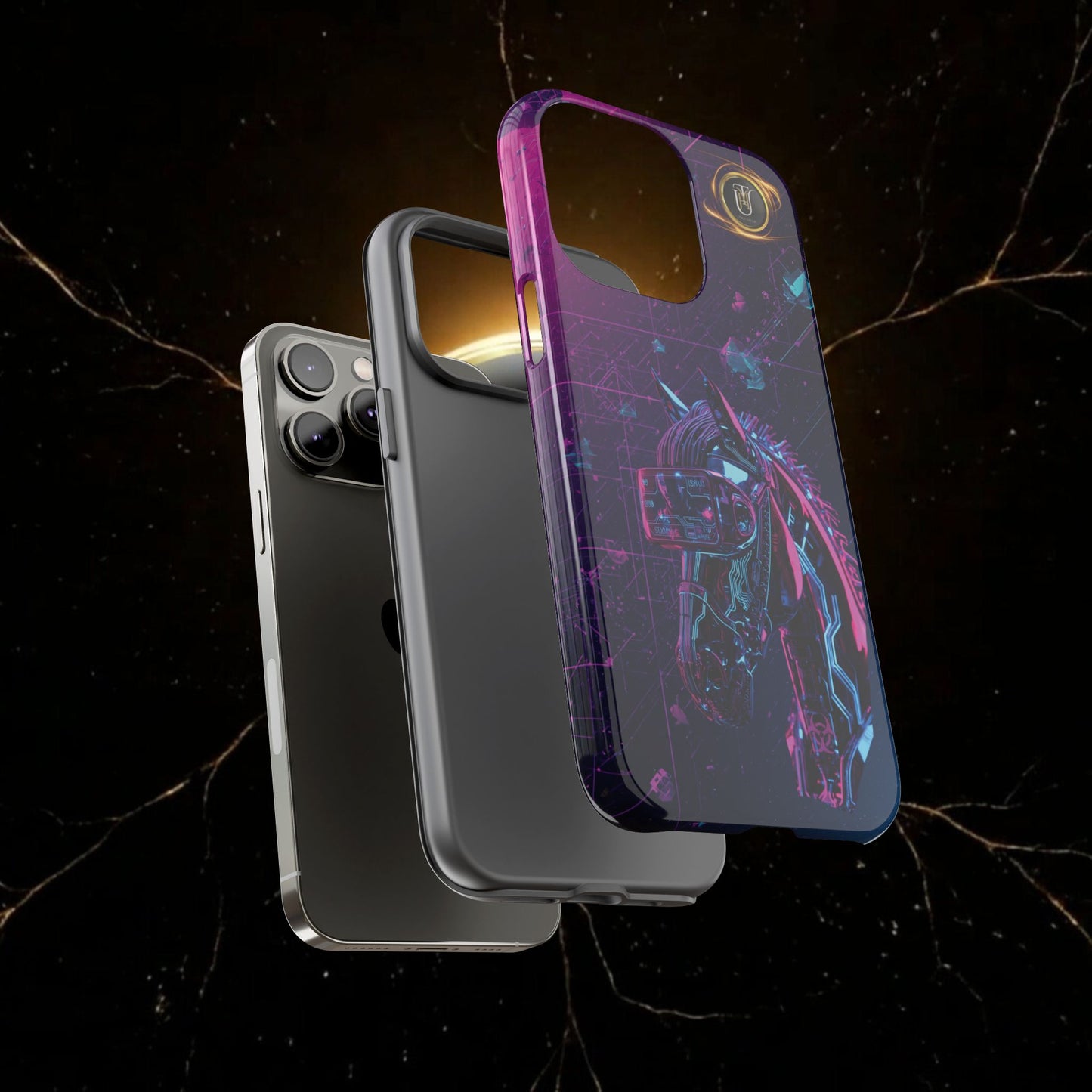 Cyber Lunar Horse Tough Case — Quantum P Phone Cover