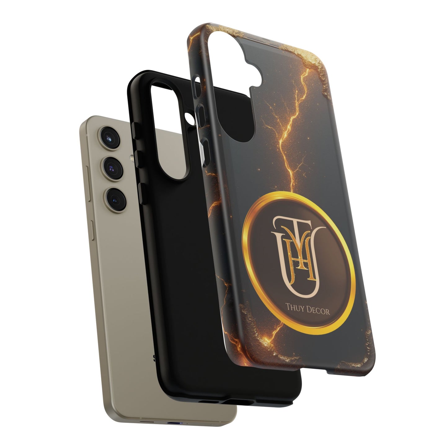 Black & Gold Luxurious Thuy Decor Brand Cover Phone Case