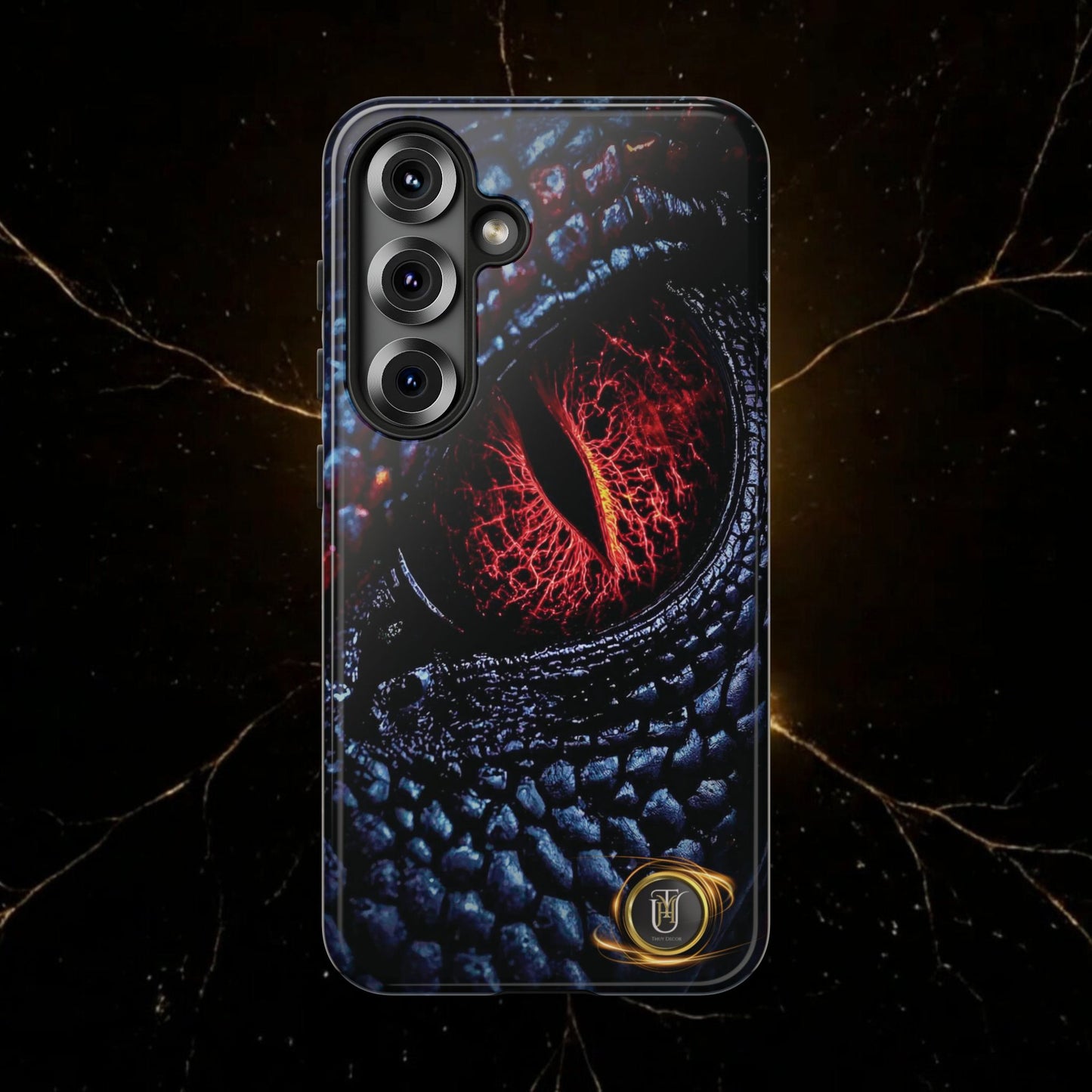 Evil Dragon Eye Phone Case — 'It Looks at You' Protective Cover