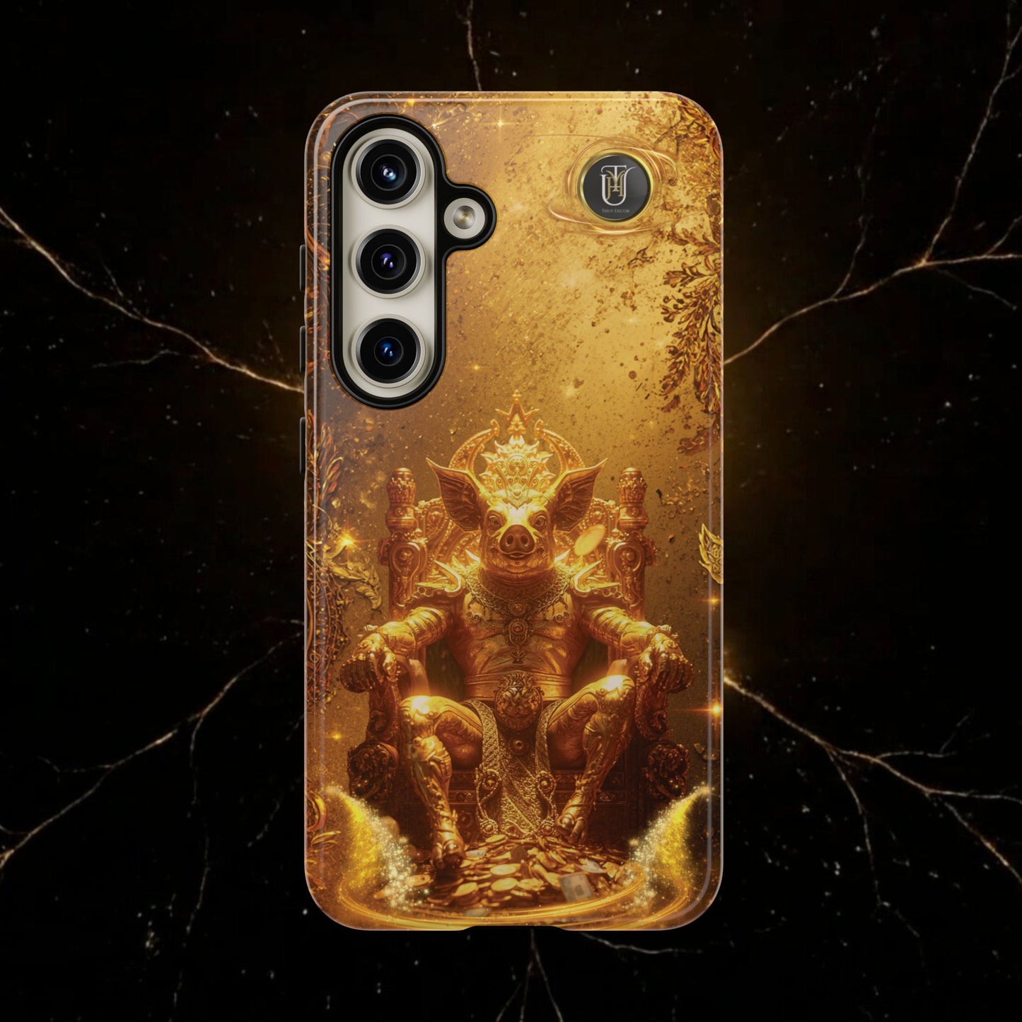 Lunar Pig Zodiac Phone Case — Fortune Totem for Wealth & Protection