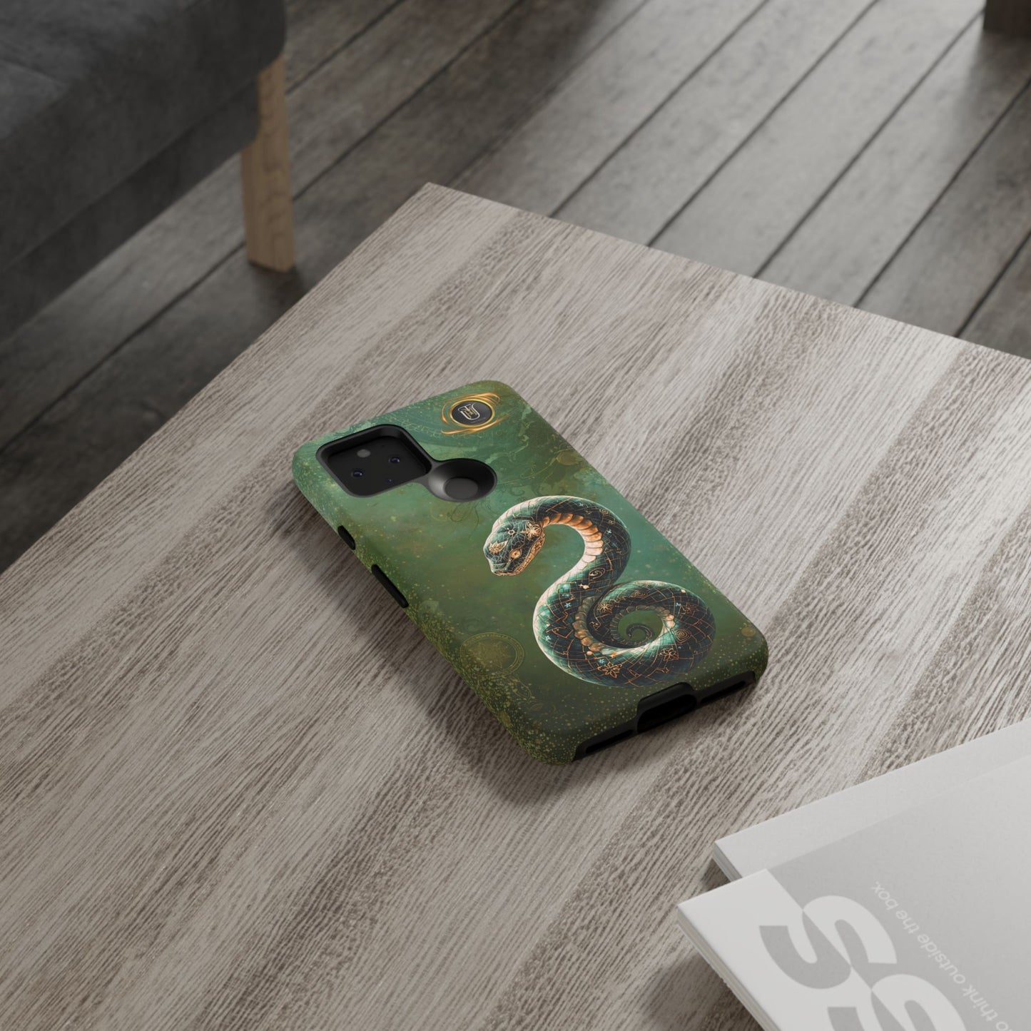 Lunar Snake Phone Case — Eternity Serpent Design