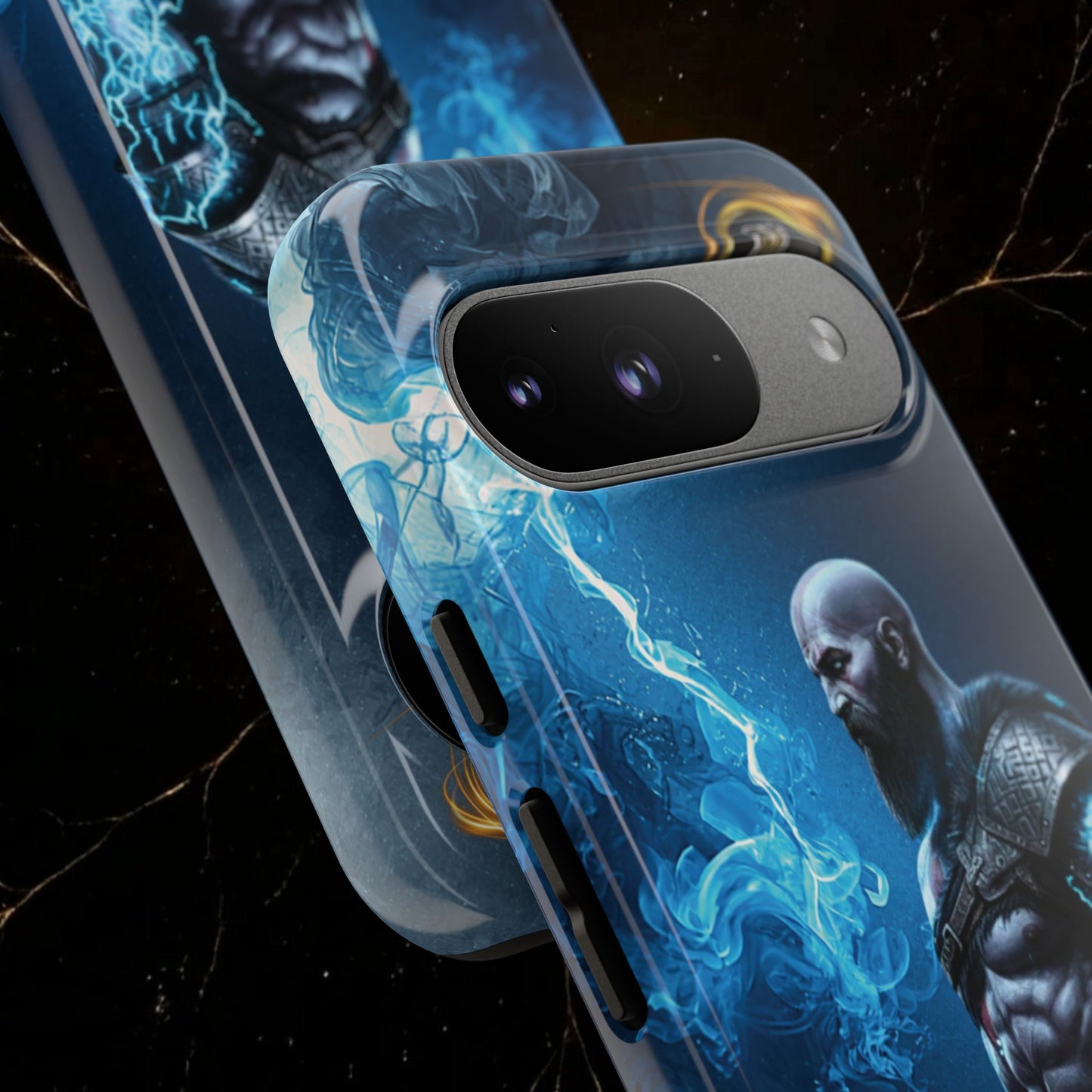 Norse Warrior Phone Case — Viking Shield & Helmet Tough Cover
