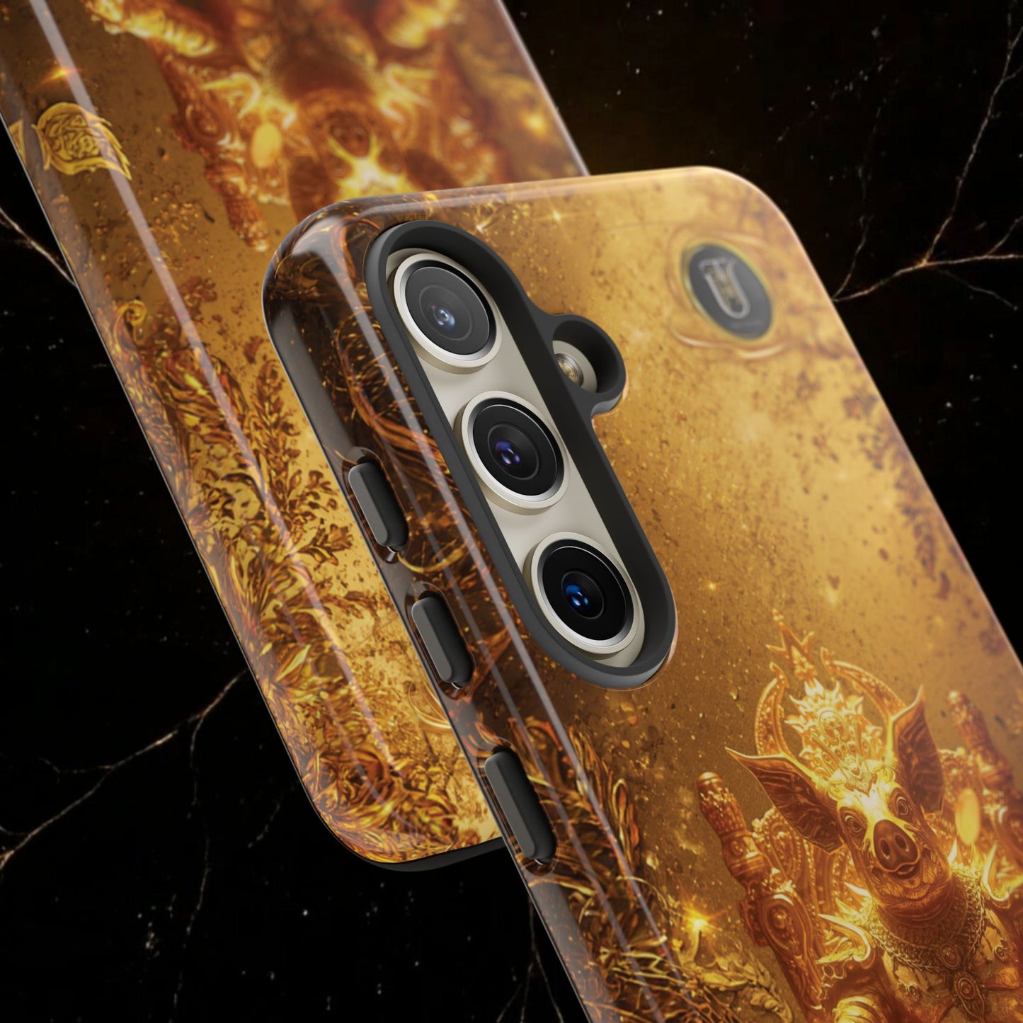 Lunar Pig Zodiac Phone Case — Fortune Totem for Wealth & Protection
