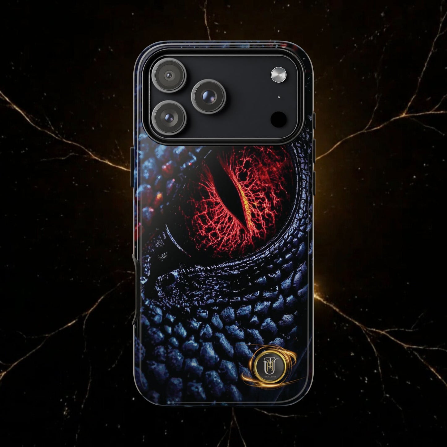 Evil Dragon Eye Phone Case — 'It Looks at You' Protective Cover