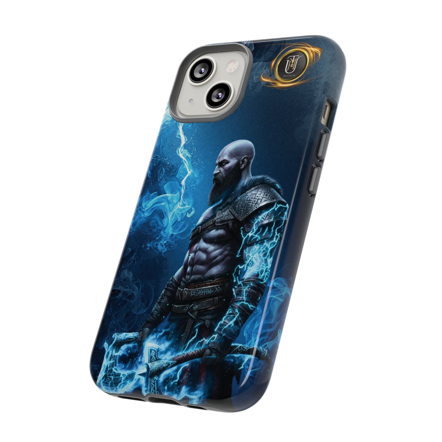 Norse Warrior Phone Case — Viking Shield & Helmet Tough Cover