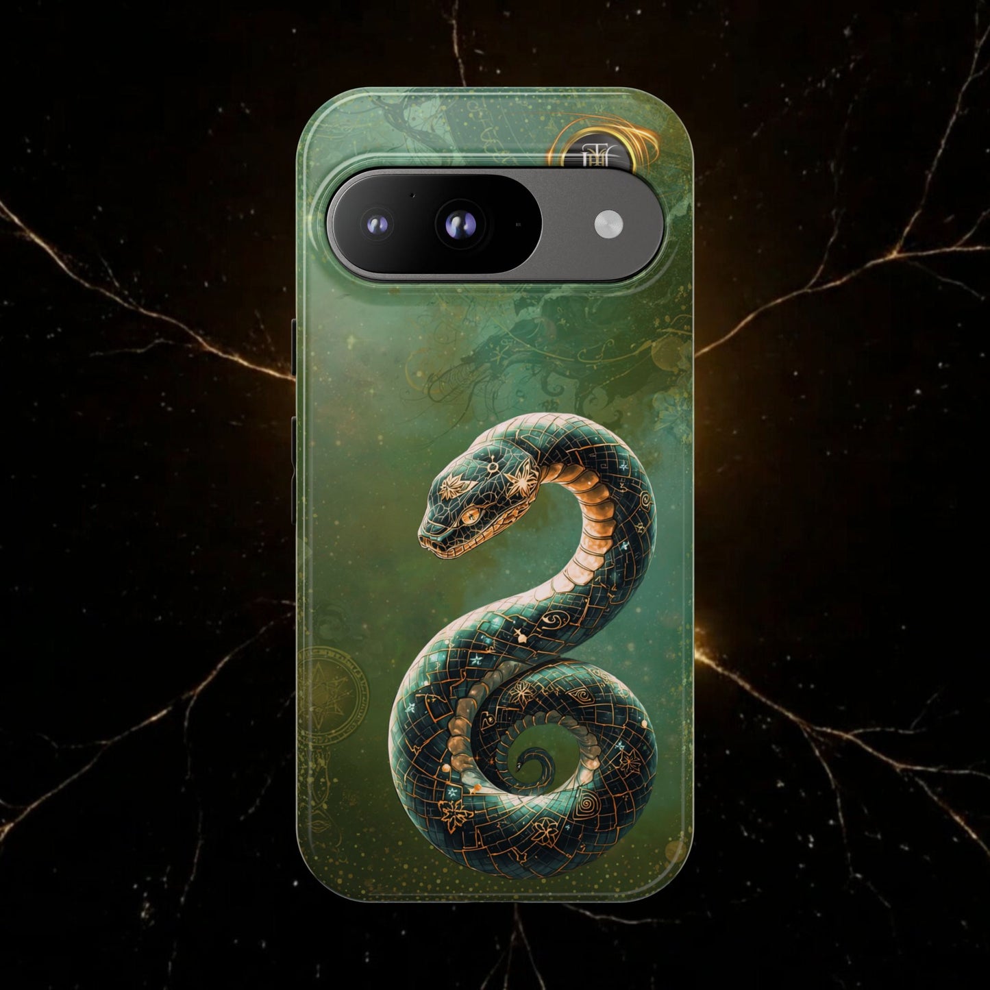 Lunar Snake Phone Case — Eternity Serpent Design