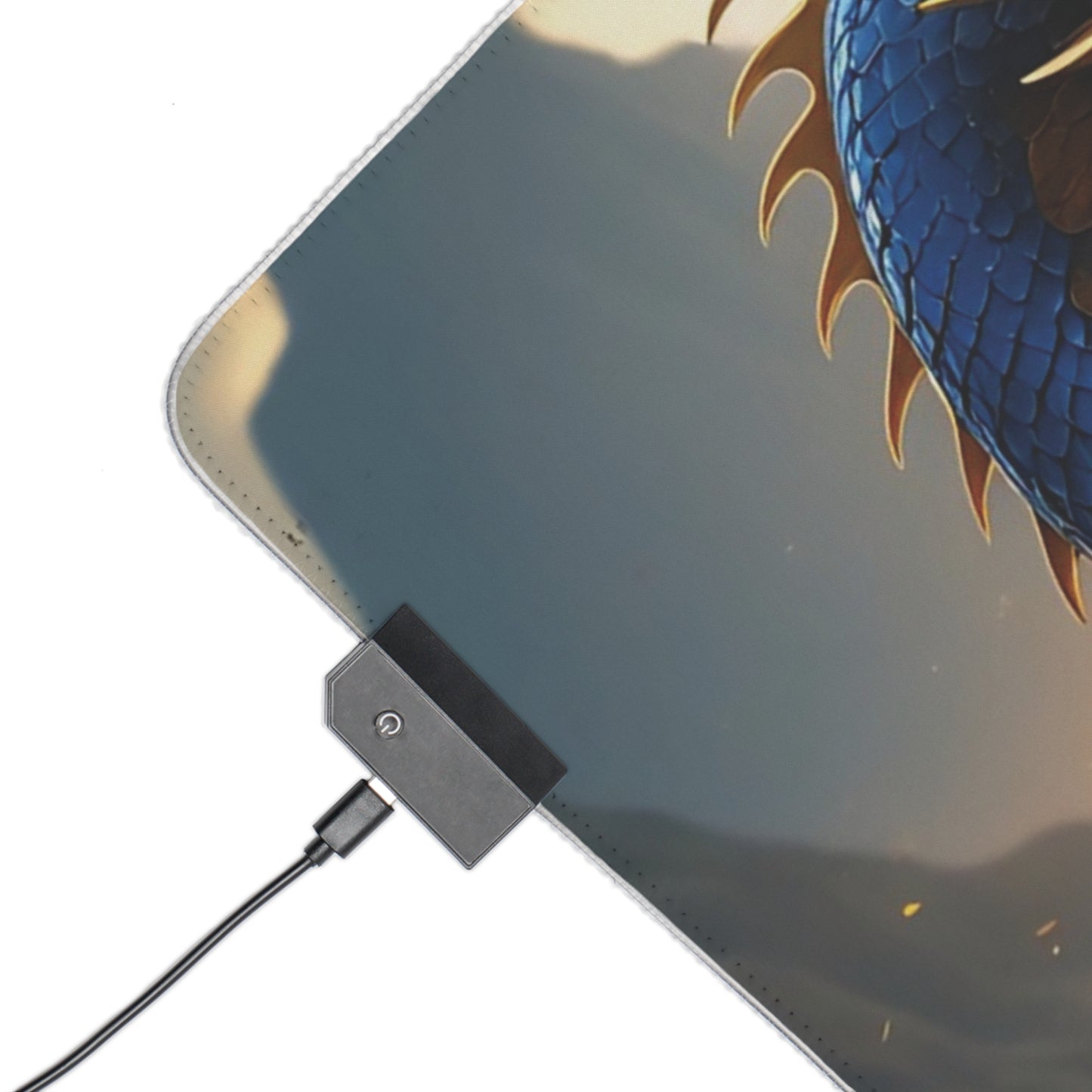 Lady Dragon & Rat Lunar Zodiacs Design LED Gaming Mouse Pad