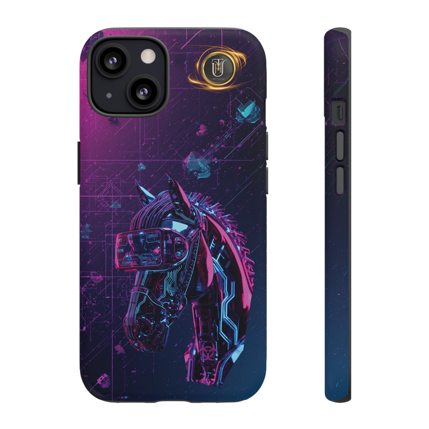 Cyber Lunar Horse Tough Case — Quantum P Phone Cover