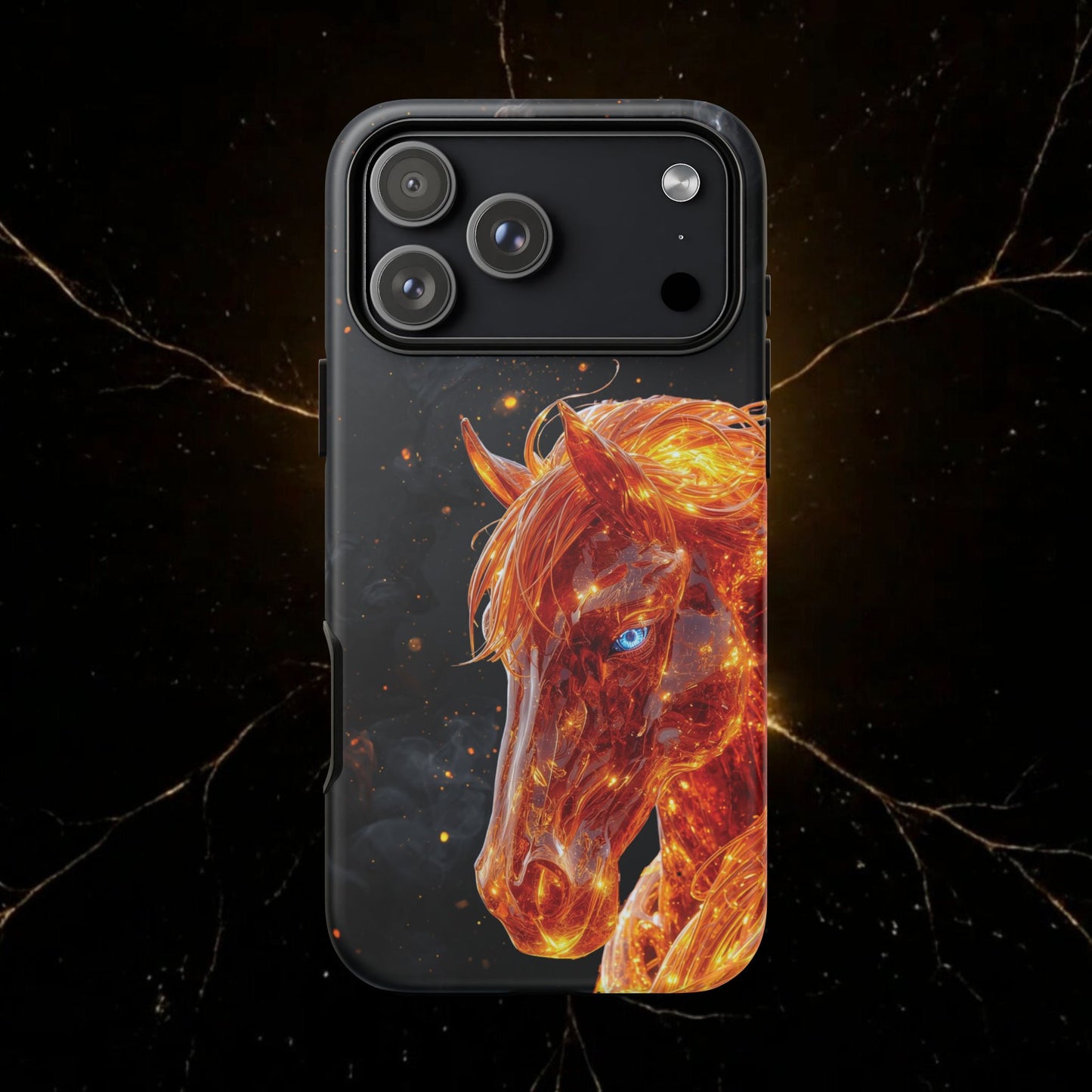 Lunar Horse 2026 Phone Case — Fiery Lucky Charm