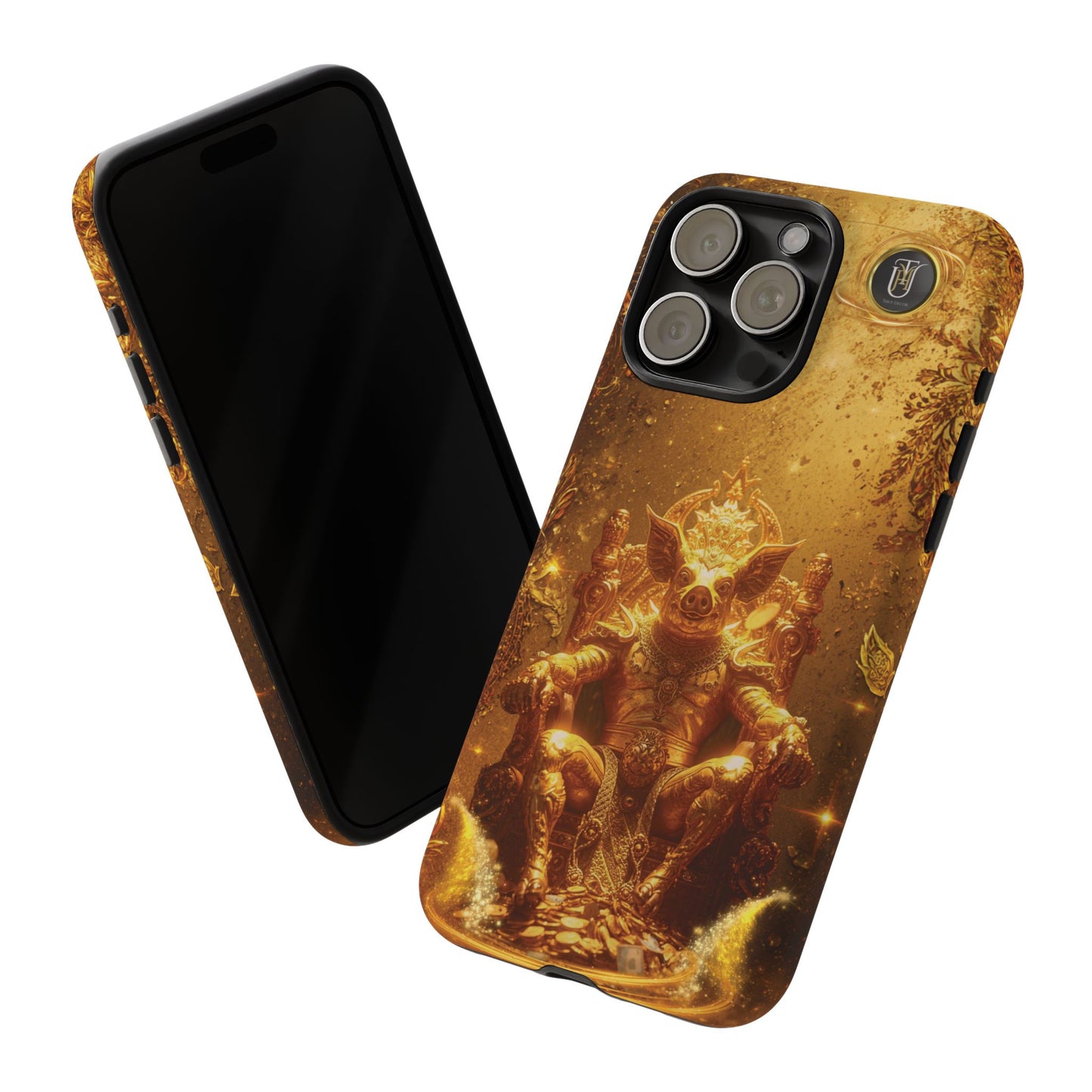 Lunar Pig Zodiac Phone Case — Fortune Totem for Wealth & Protection