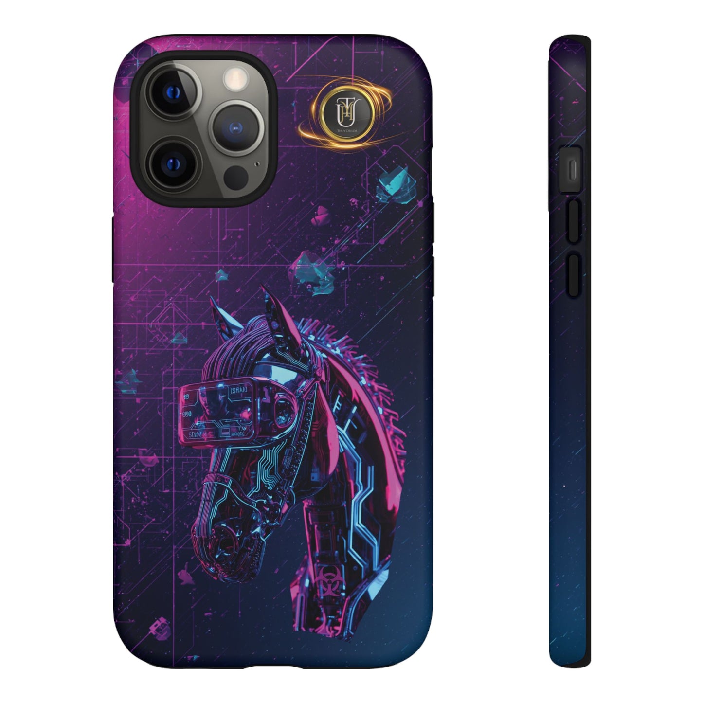 Cyber Lunar Horse Tough Case — Quantum P Phone Cover