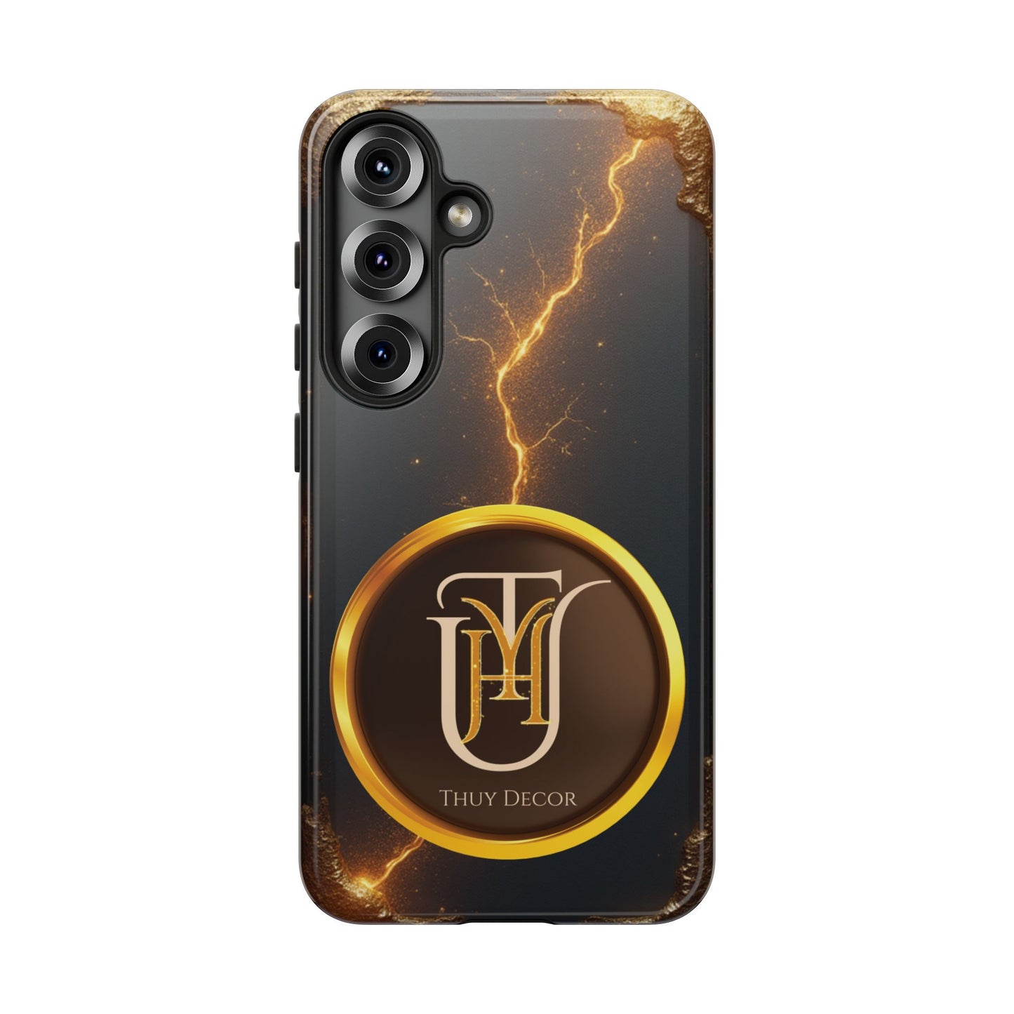 Black & Gold Luxurious Thuy Decor Brand Cover Phone Case