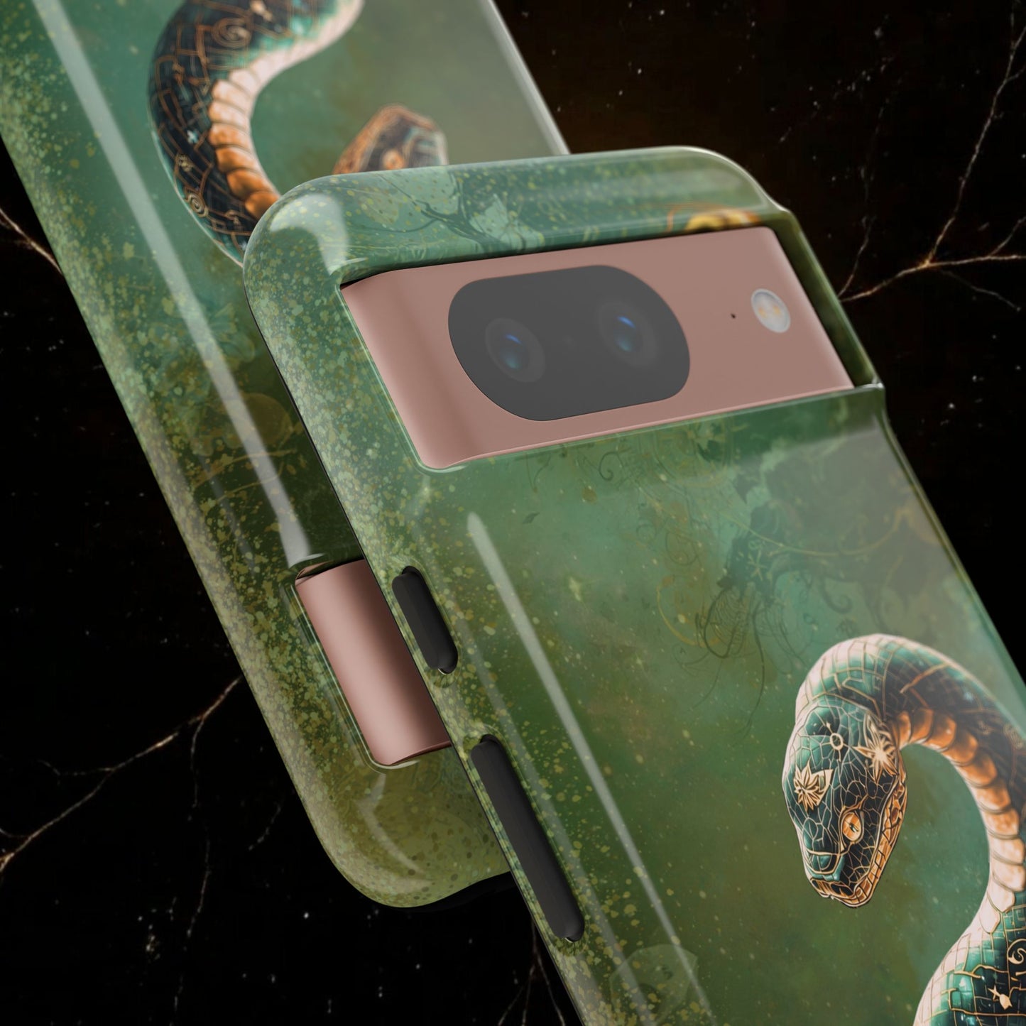 Lunar Snake Phone Case — Eternity Serpent Design