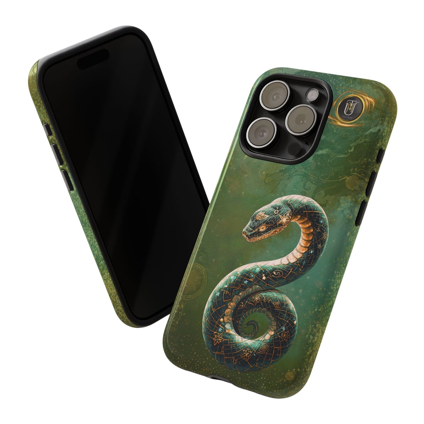 Lunar Snake Phone Case — Eternity Serpent Design
