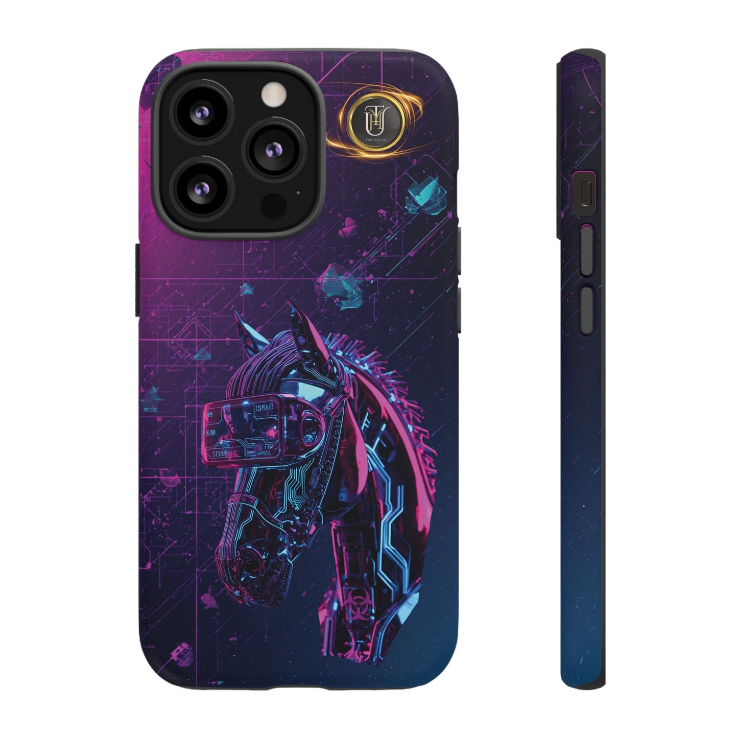 Cyber Lunar Horse Tough Case — Quantum P Phone Cover