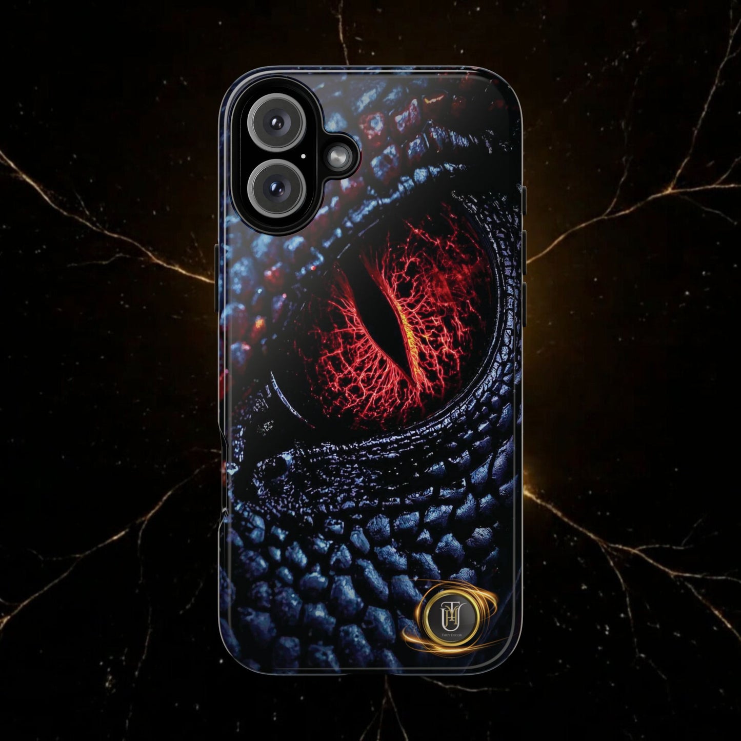 Evil Dragon Eye Phone Case — 'It Looks at You' Protective Cover